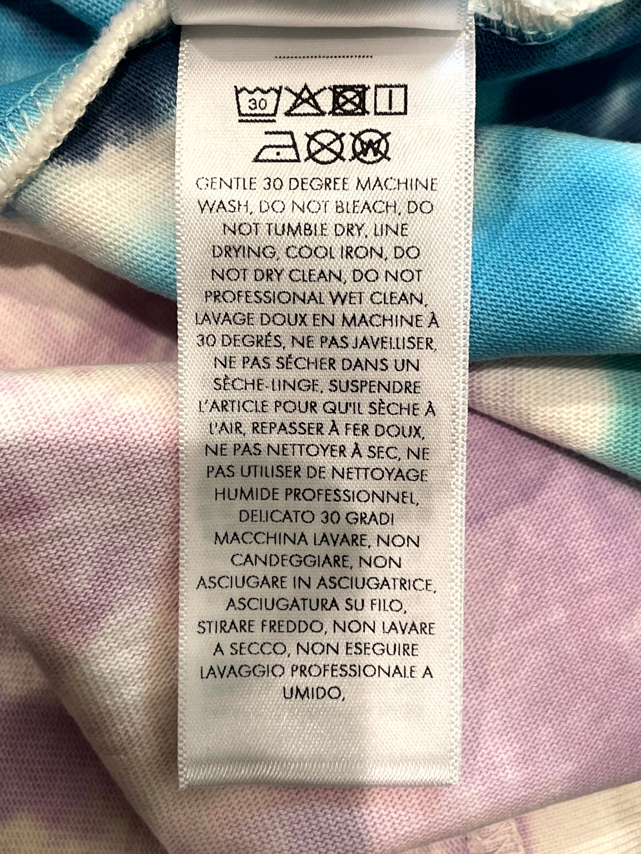 Casablanca Surf Trip Tie Dye Multicolor Tee