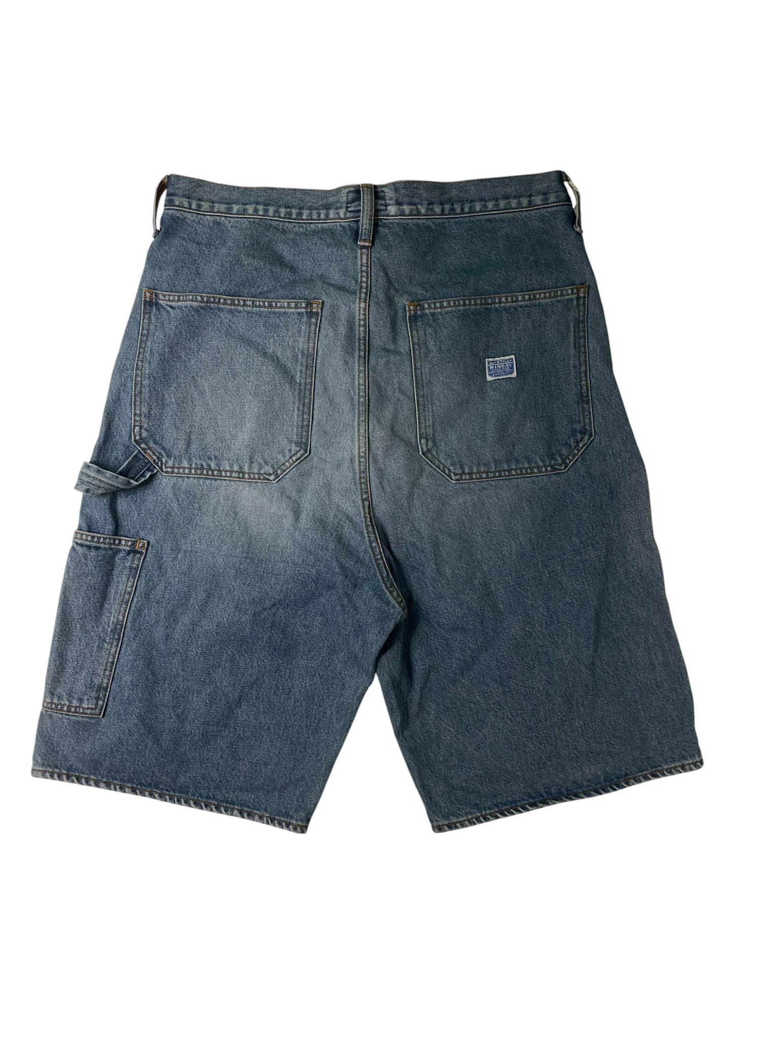 Kapital Denim Studded Light Wash Shorts