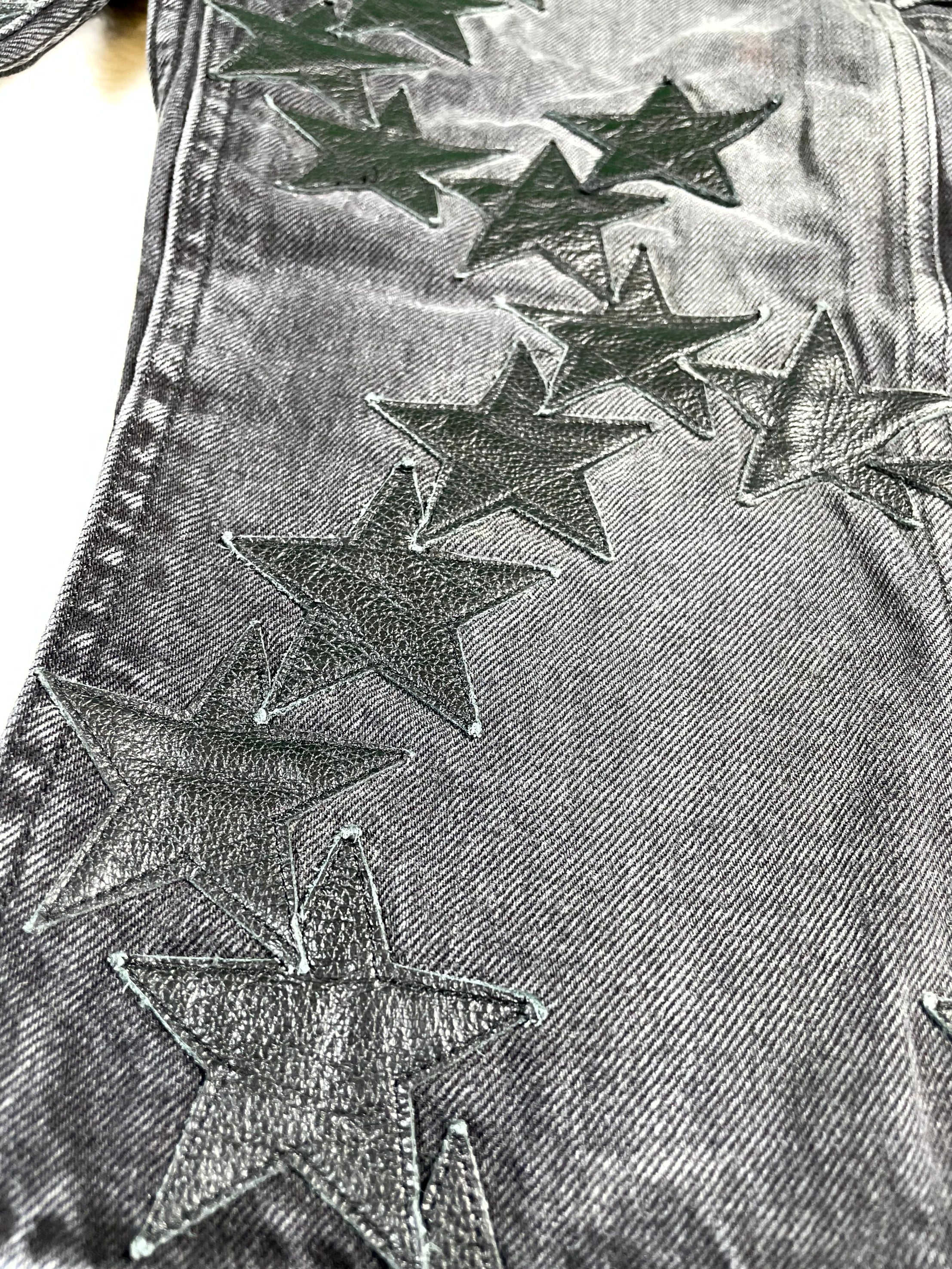 Amiri Cargo Chemist Stars Black Jeans