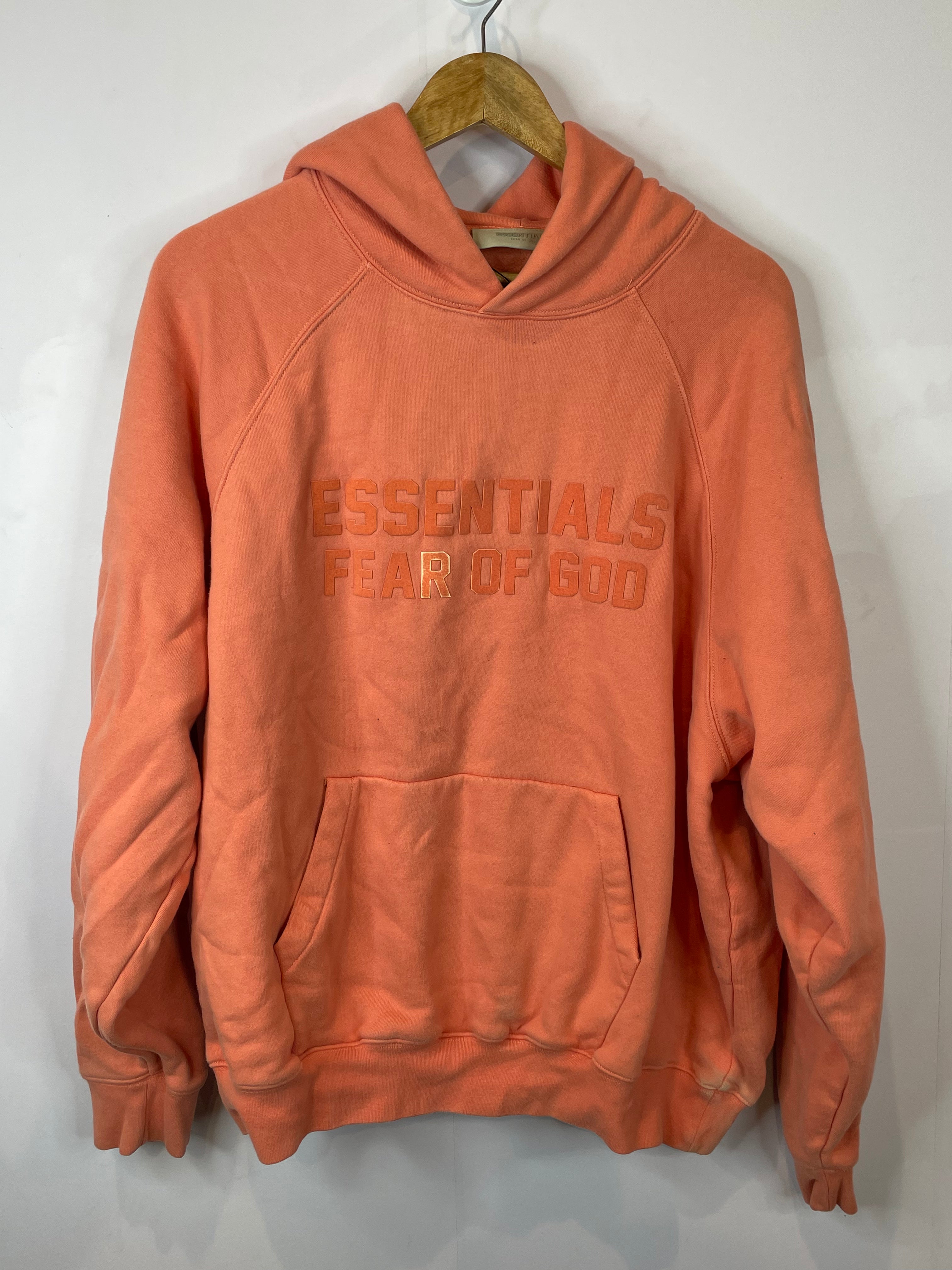 Essentials Coral Logo Hoodie