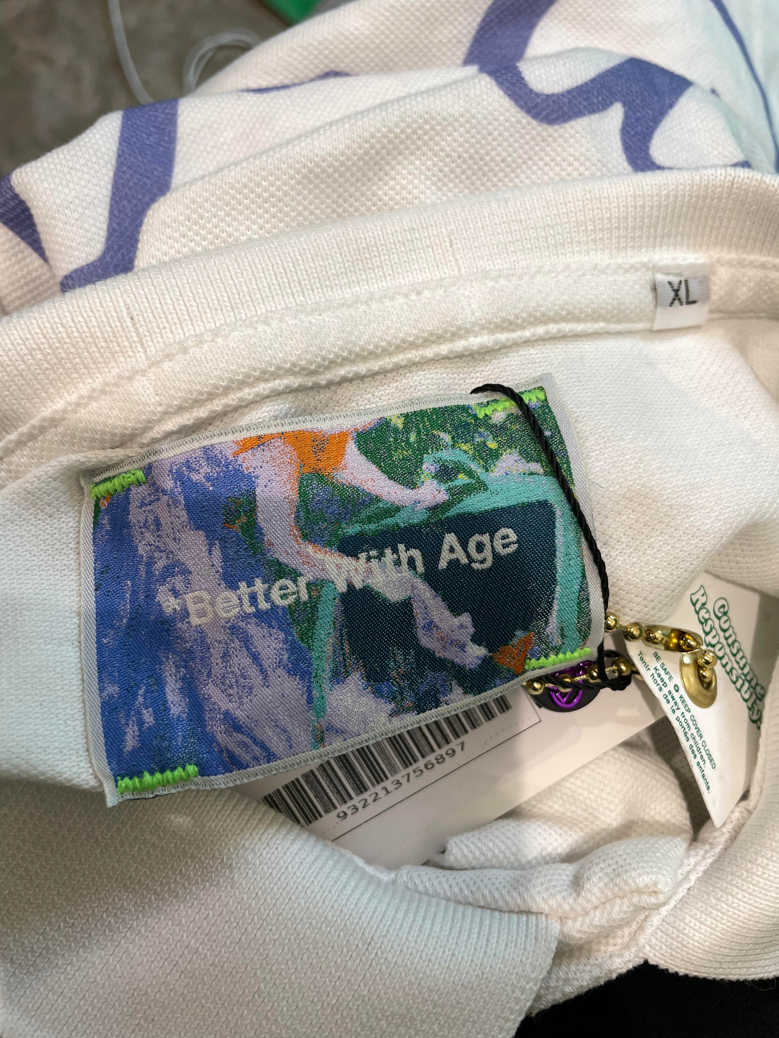 Better With Age Face White Polo Shirt