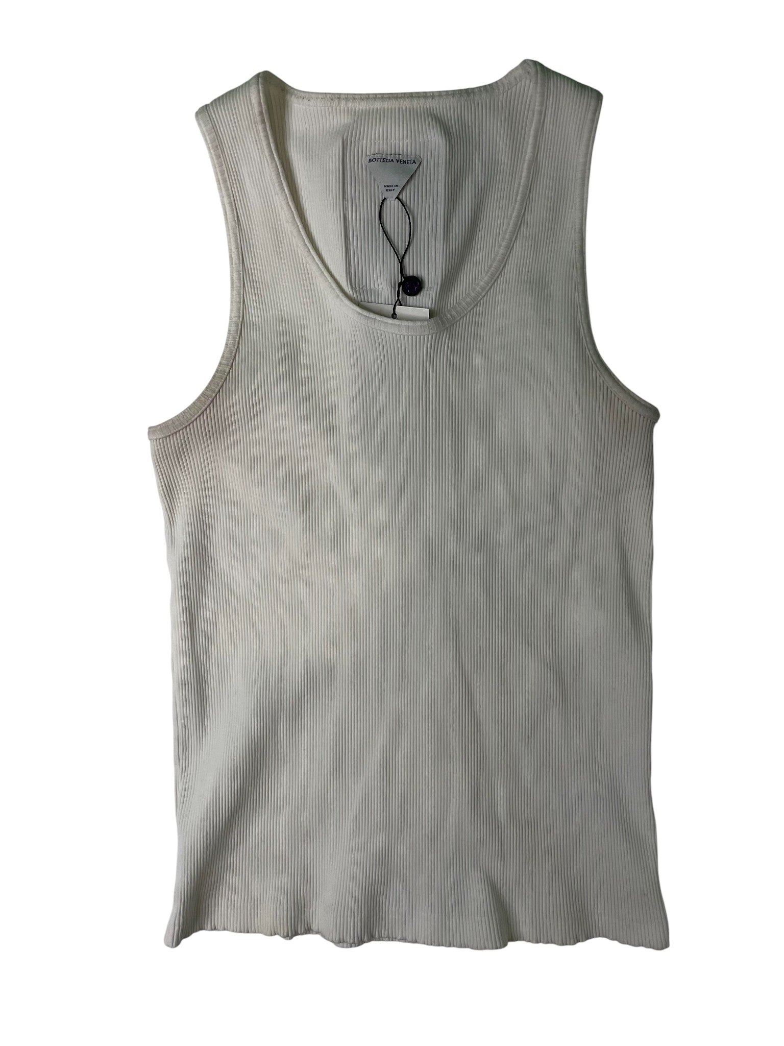 Bottega Veneta Logo White Tank Top