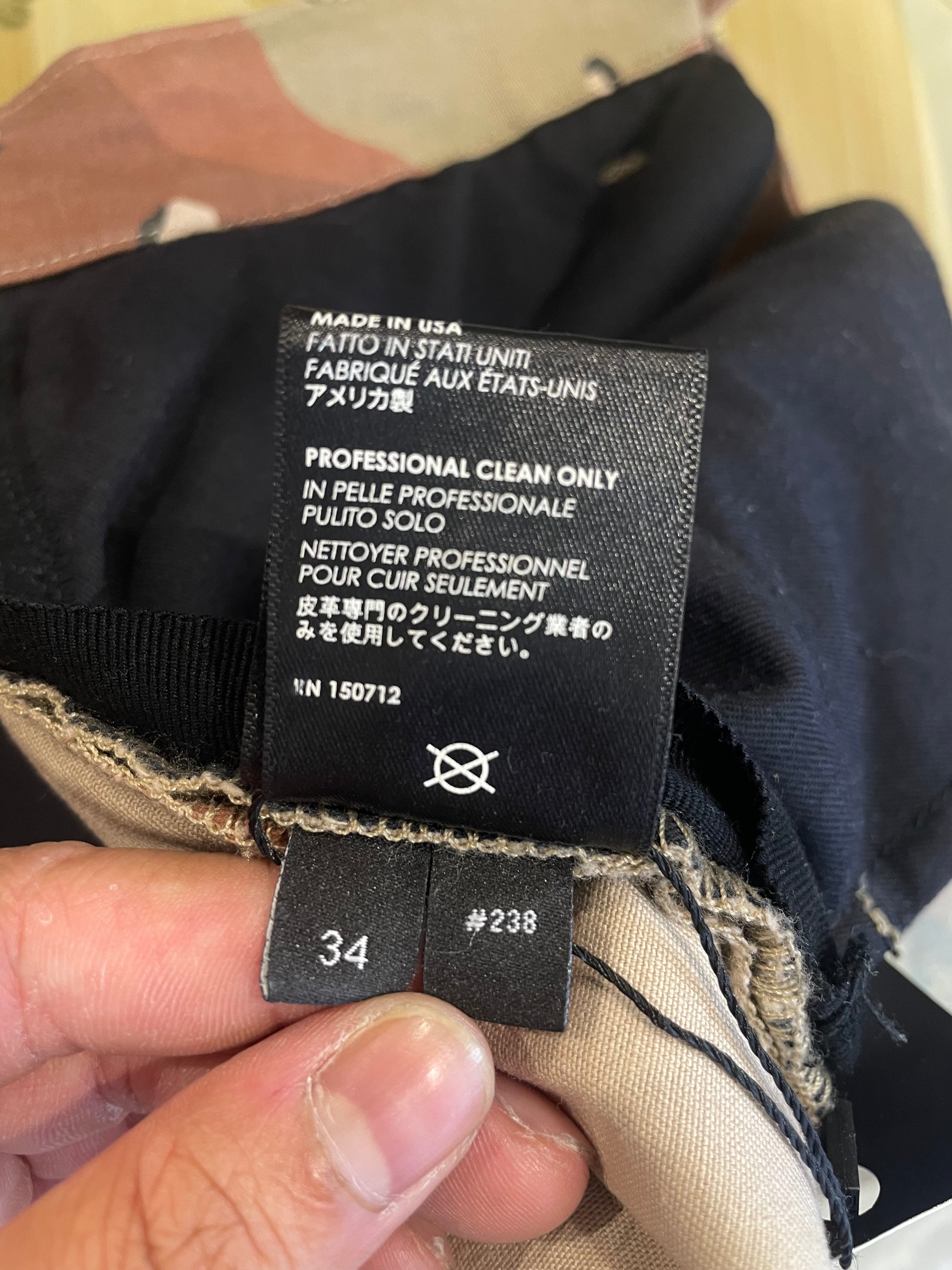 Amiri MX1 Desert Camo Black Patch Cargo Pants