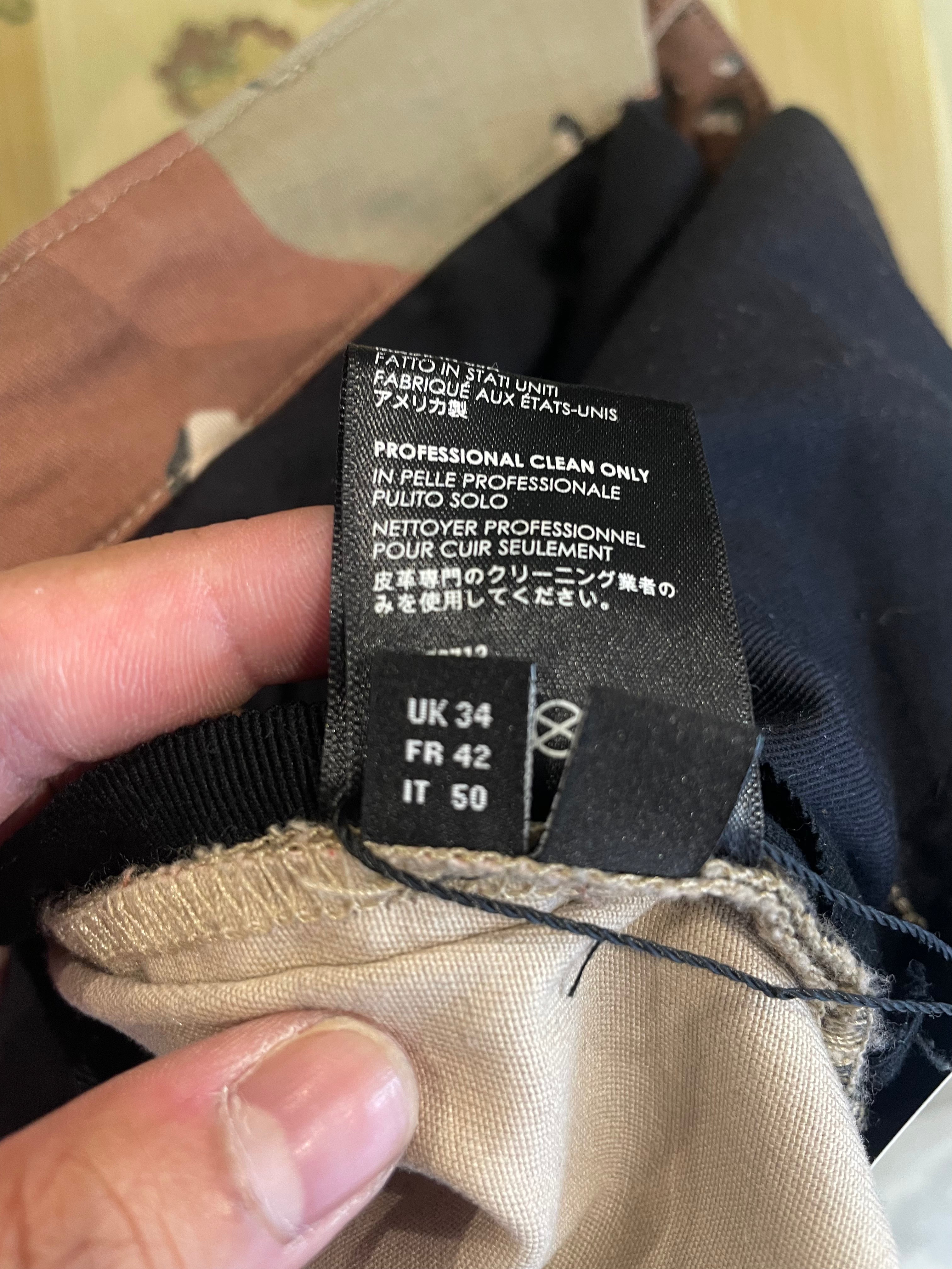 Amiri MX1 Desert Camo Black Patch Cargo Pants