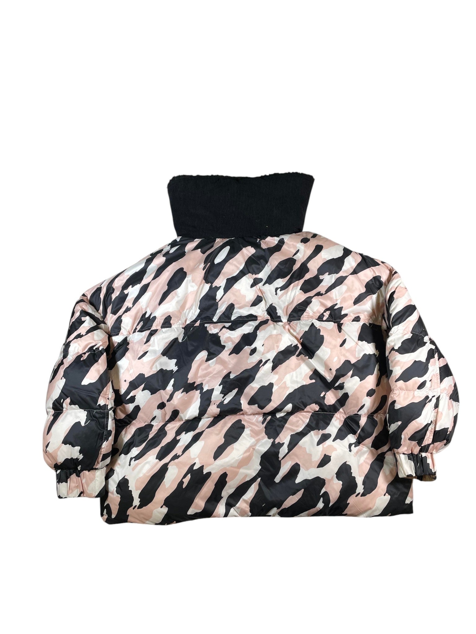 Moose Knuckles Smoke Camo Baisley Rose Puffer Jacket