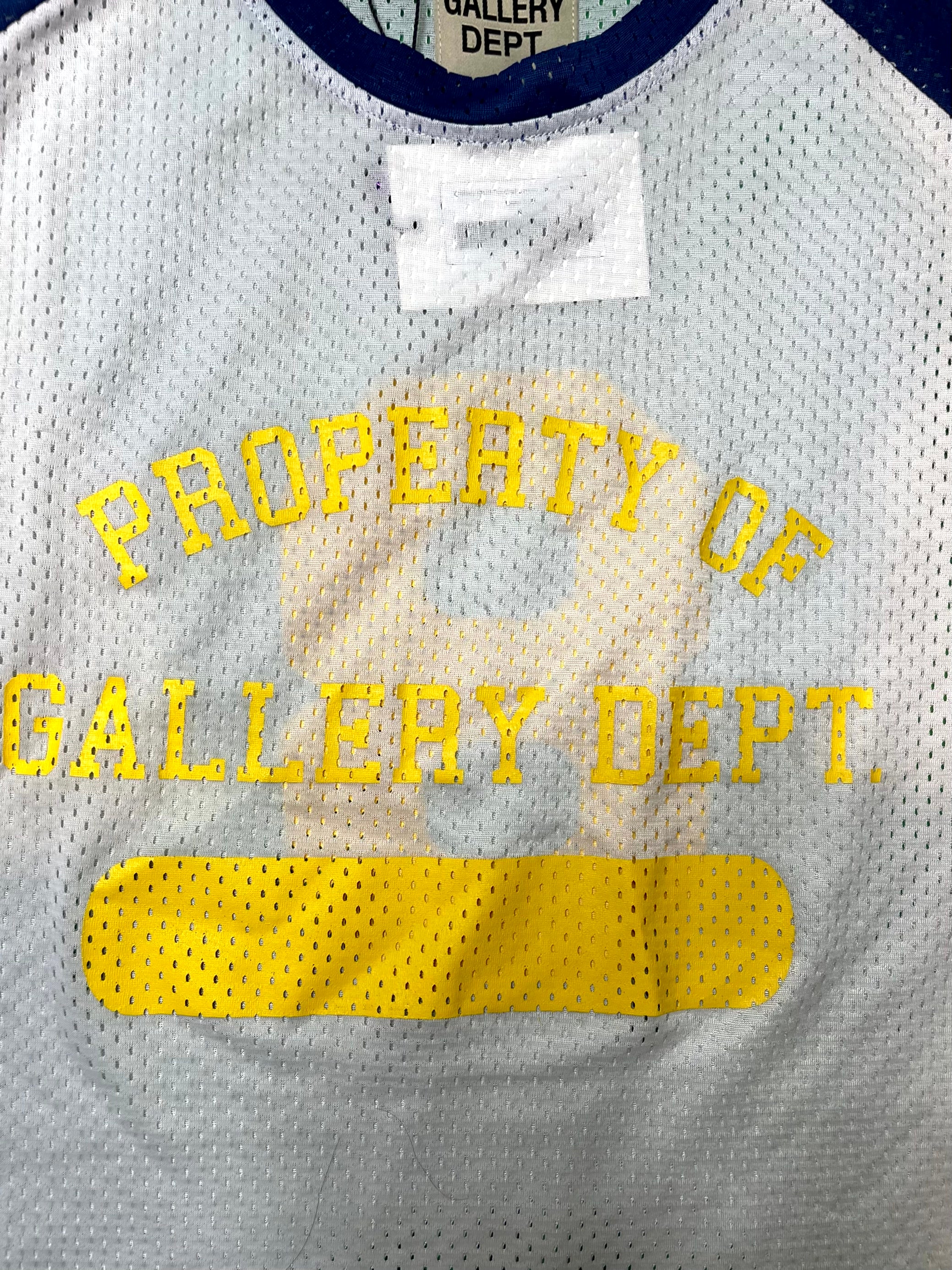 Gallery Dept Football Navy & Yellow Jersey