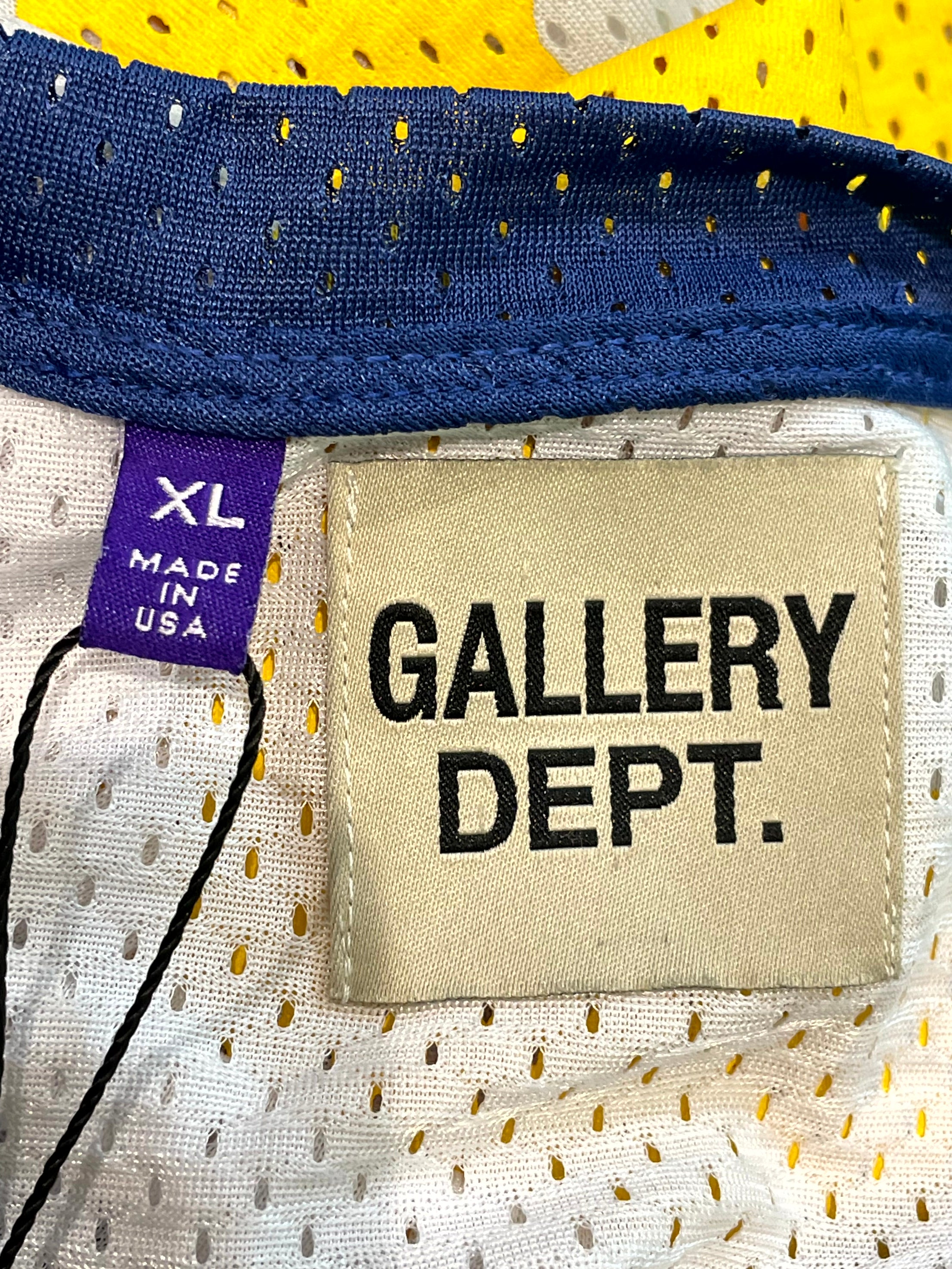 Gallery Dept Football Navy & Yellow Jersey