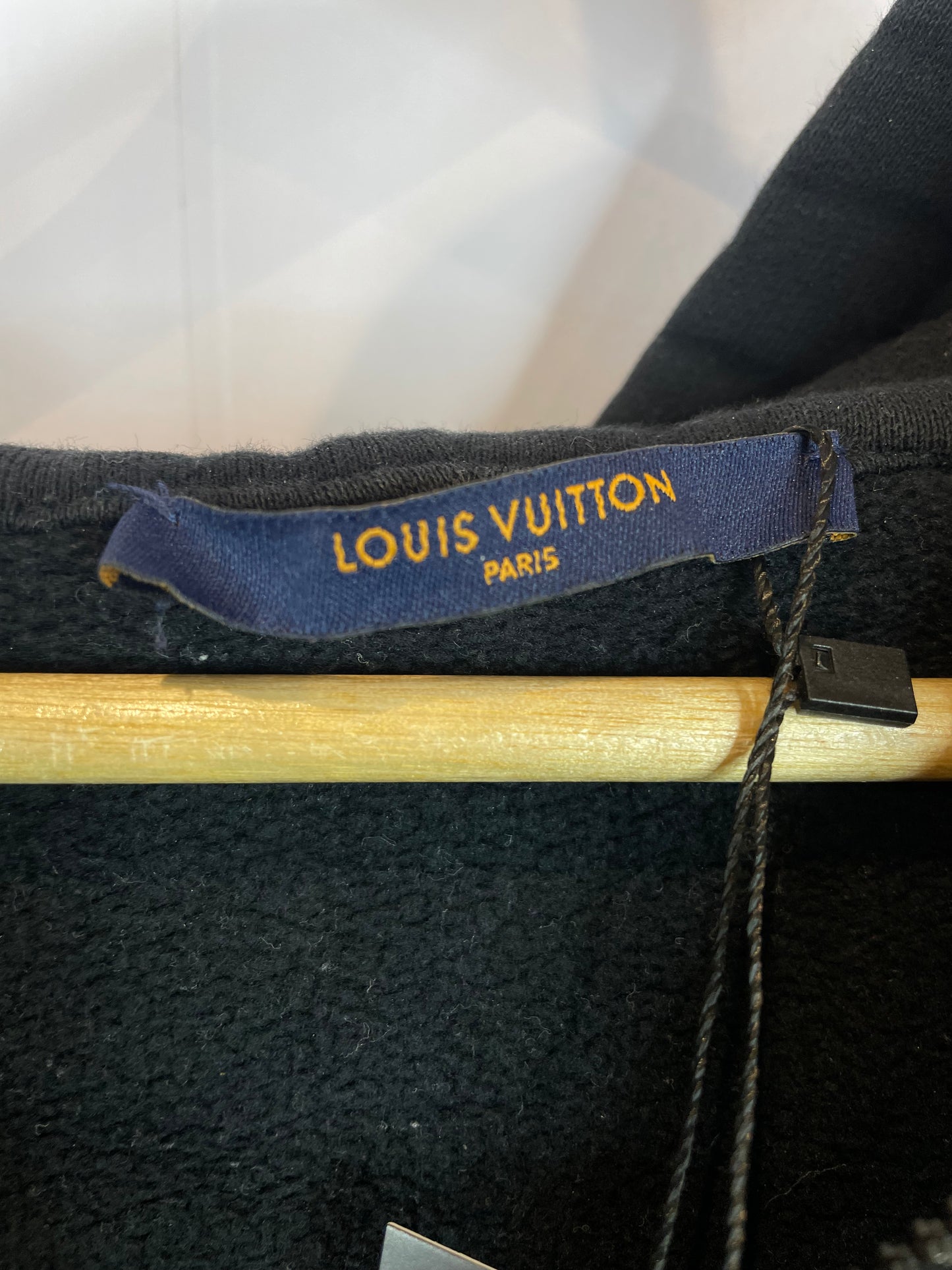 LV Malletier Black Zip Up Hoodie