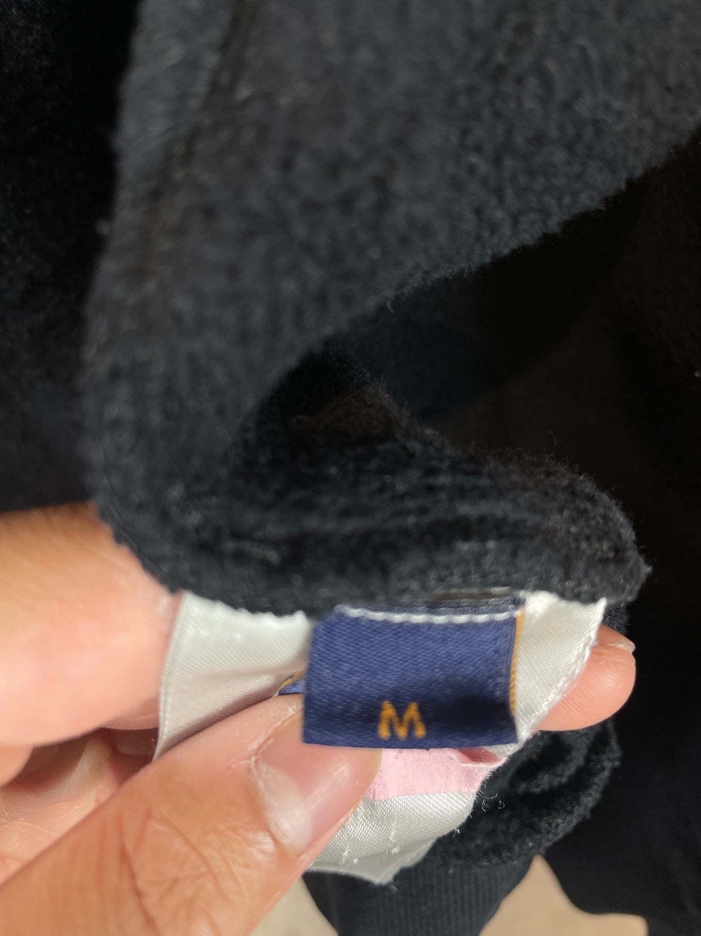 LV Malletier Black Zip Up Hoodie