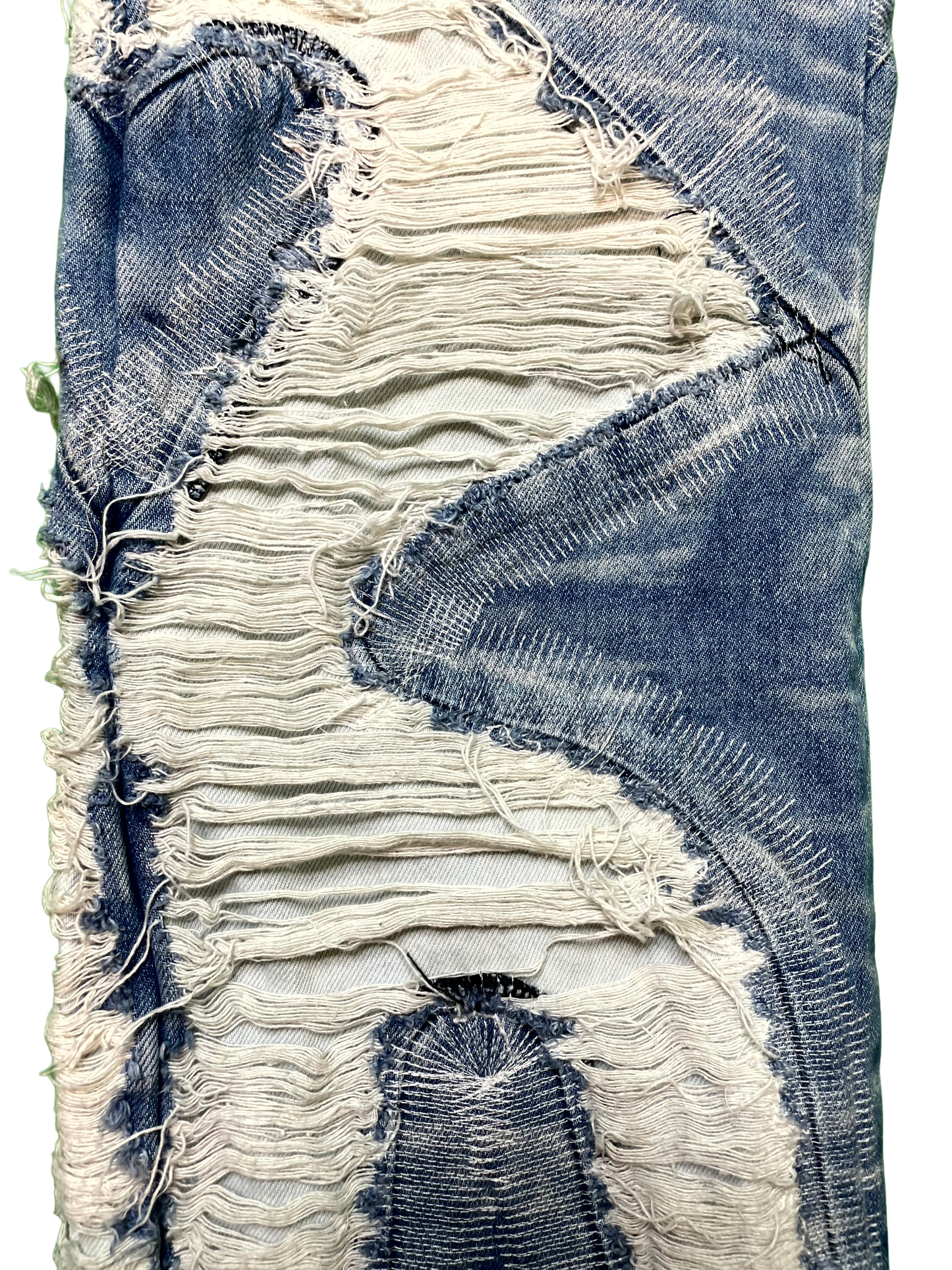 WDW Embroidered Denim Light Wash Jeans