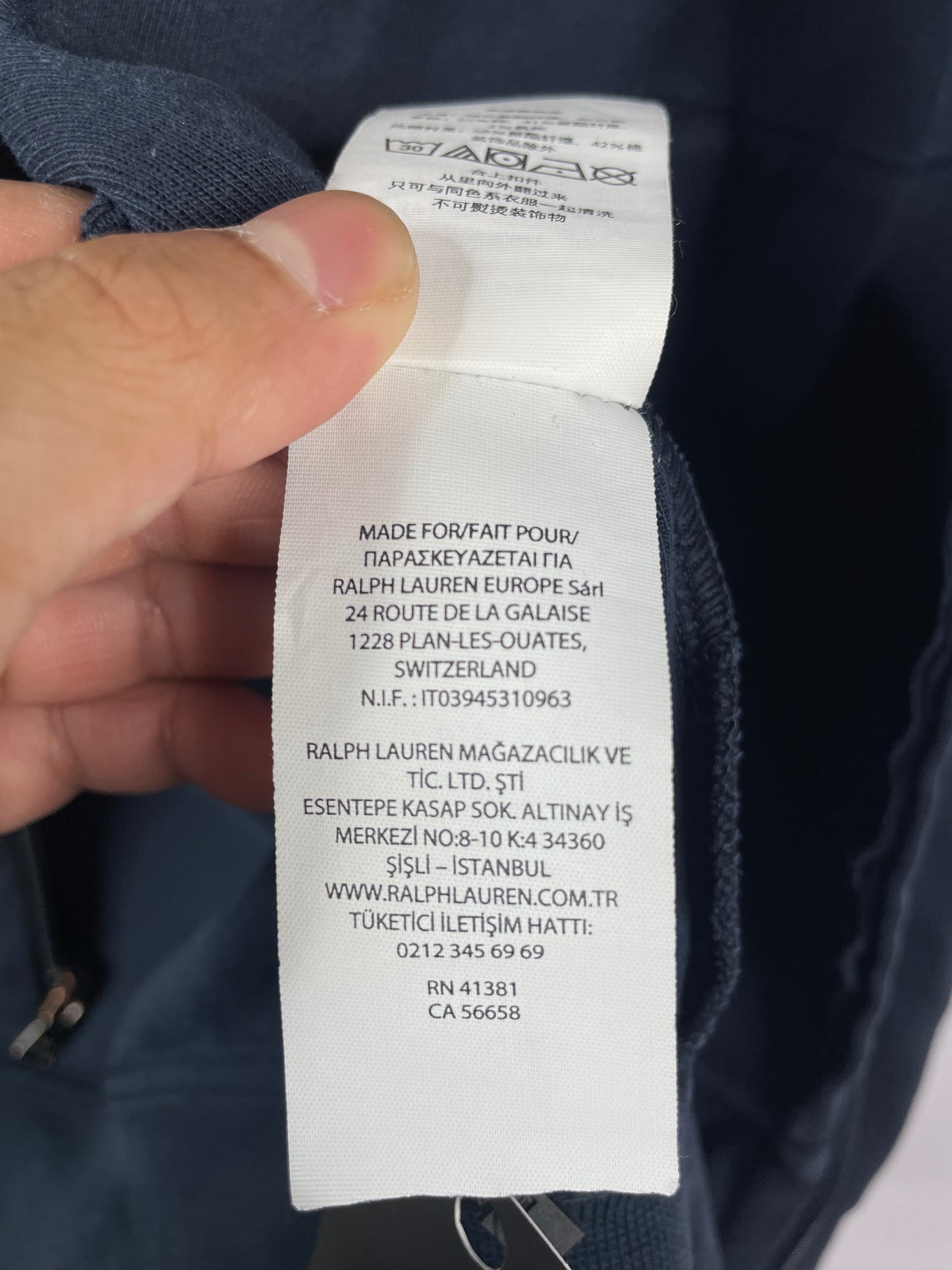 Polo Tech Sweatsuit Navy