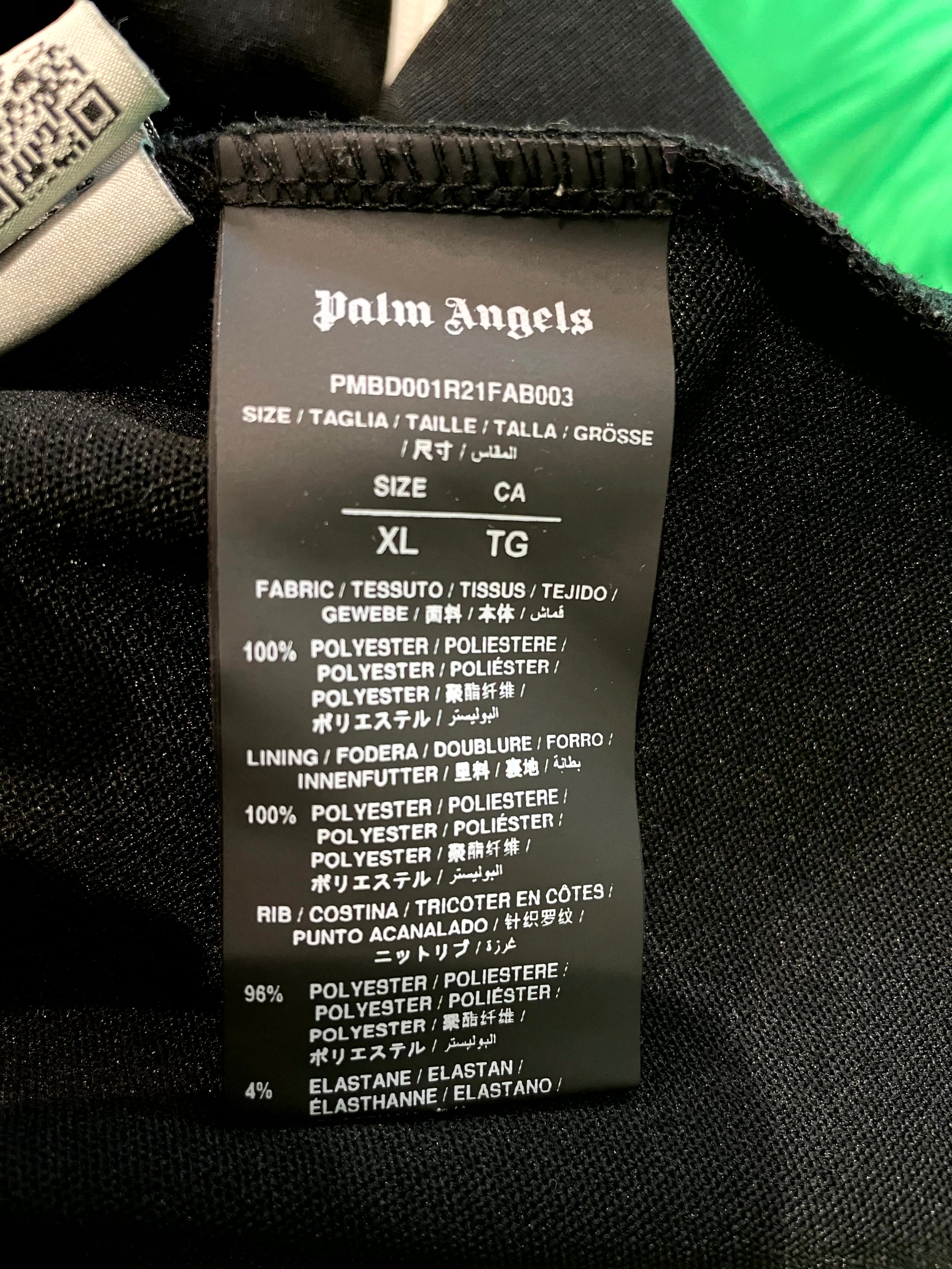 Palm Angels Black Track Jacket