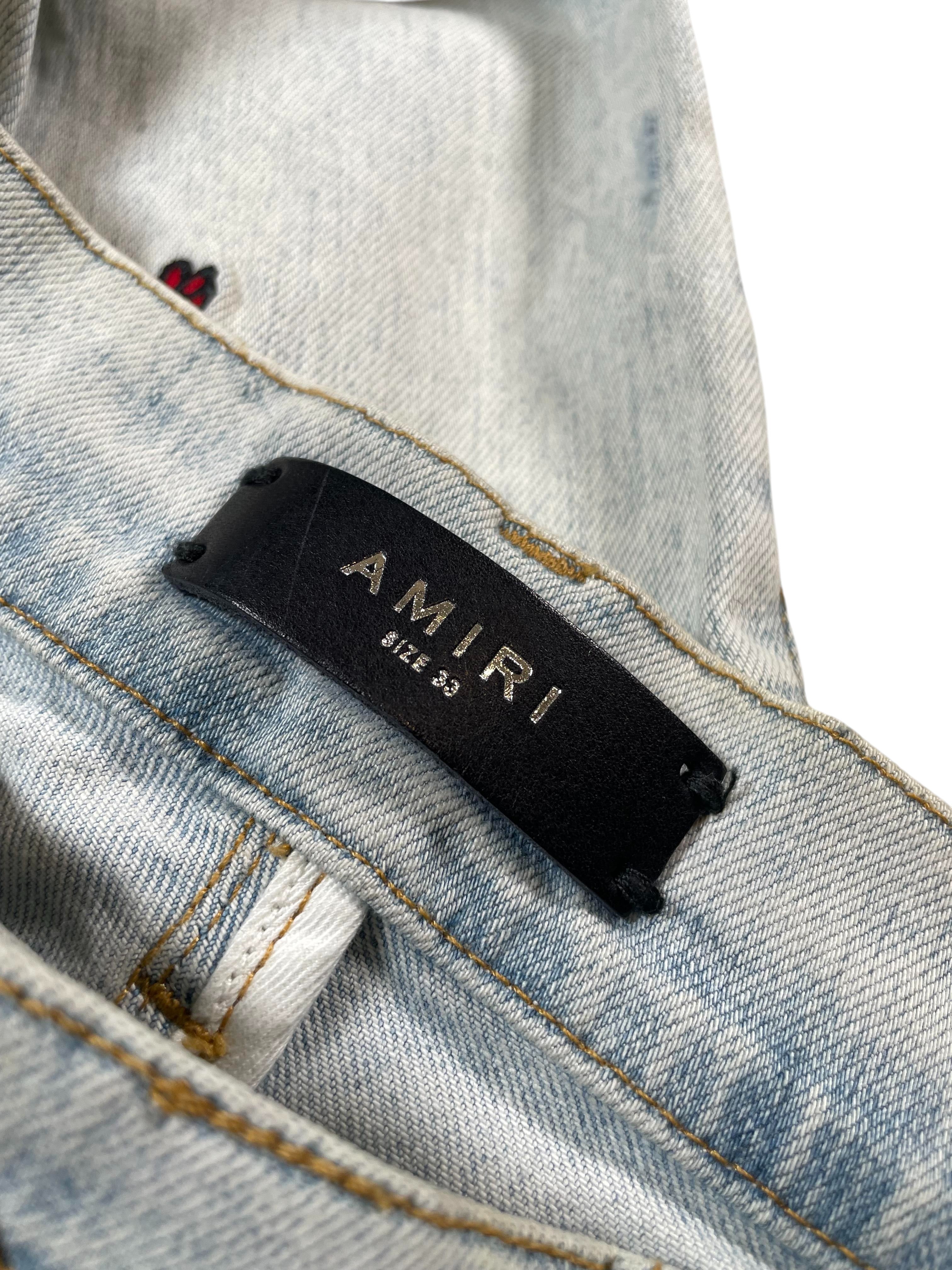 Amiri Grateful Dead Light Wash Jeans