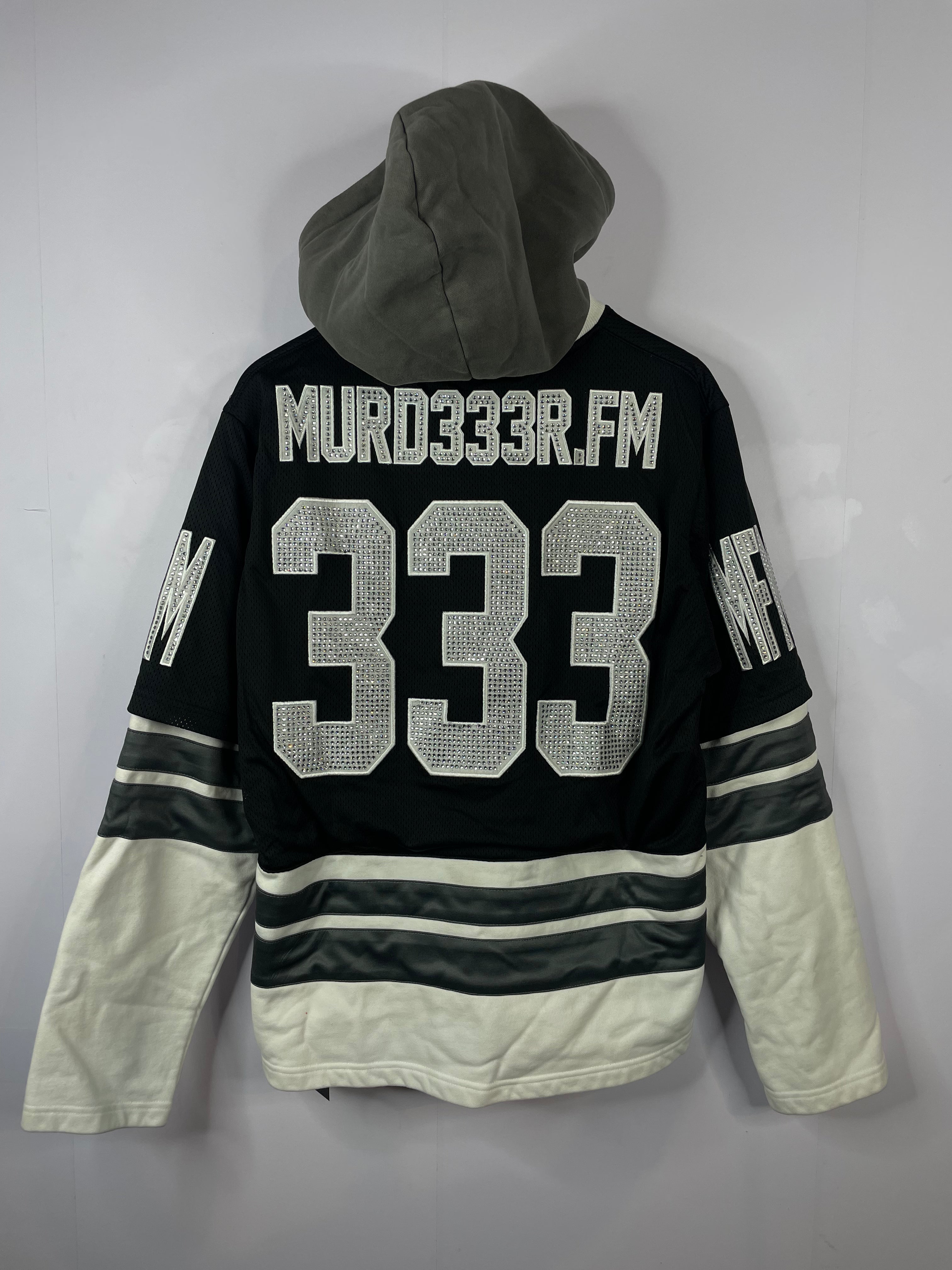 Murder.FM Swamp Studded Black & Grey Jersey