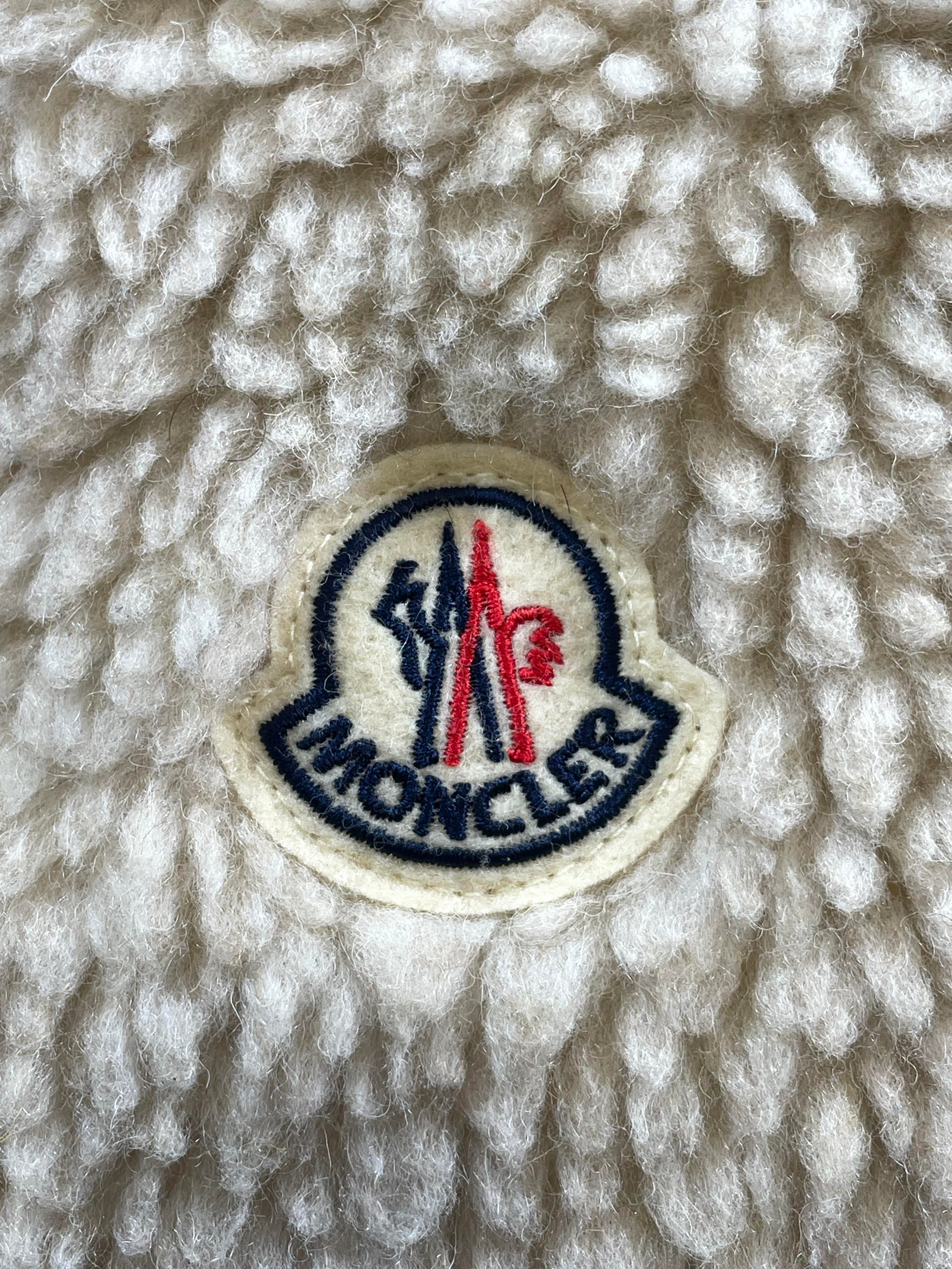 Moncler Maglia Aperta Cream Jacket
