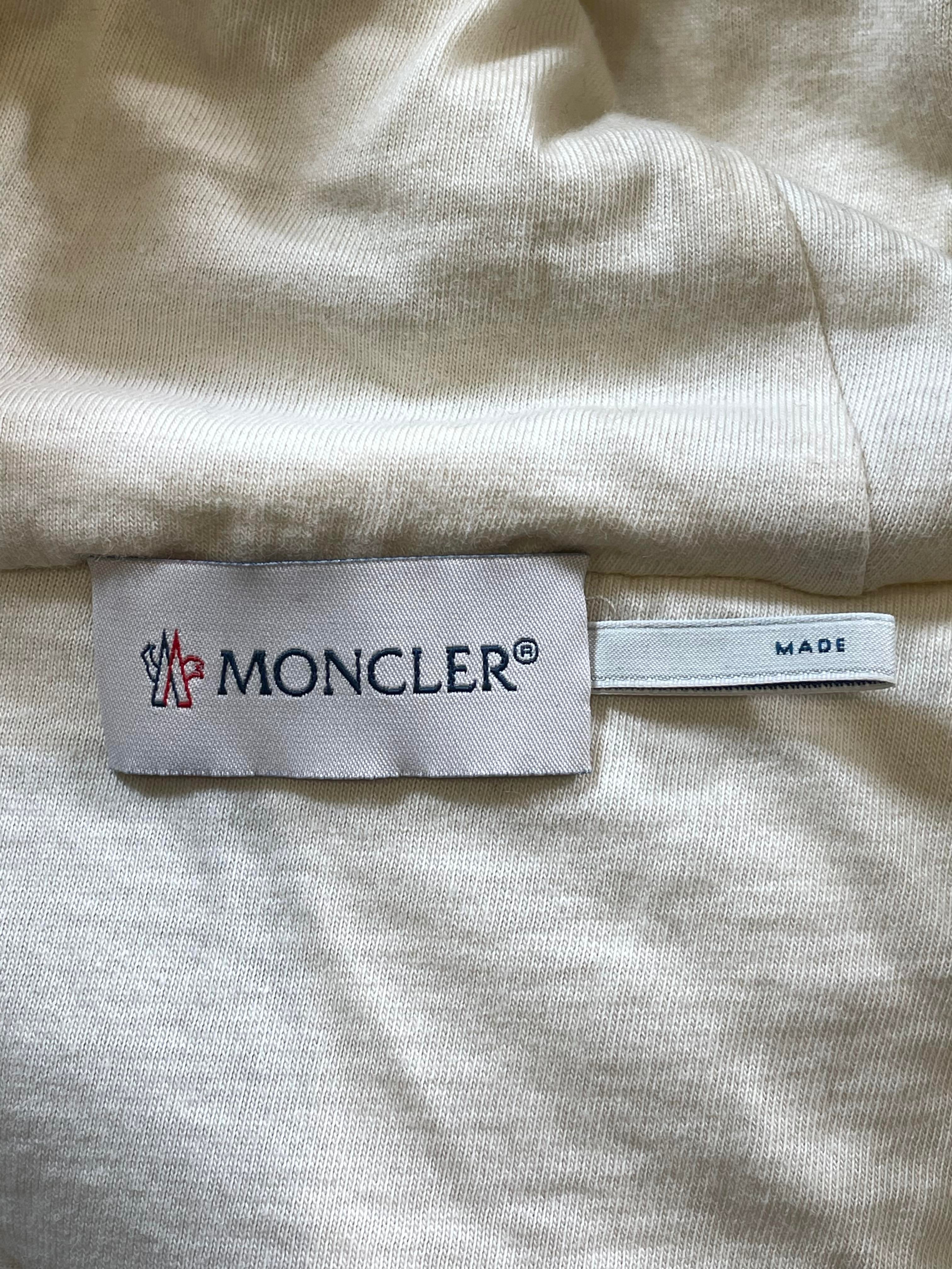 Moncler Maglia Aperta Cream Jacket