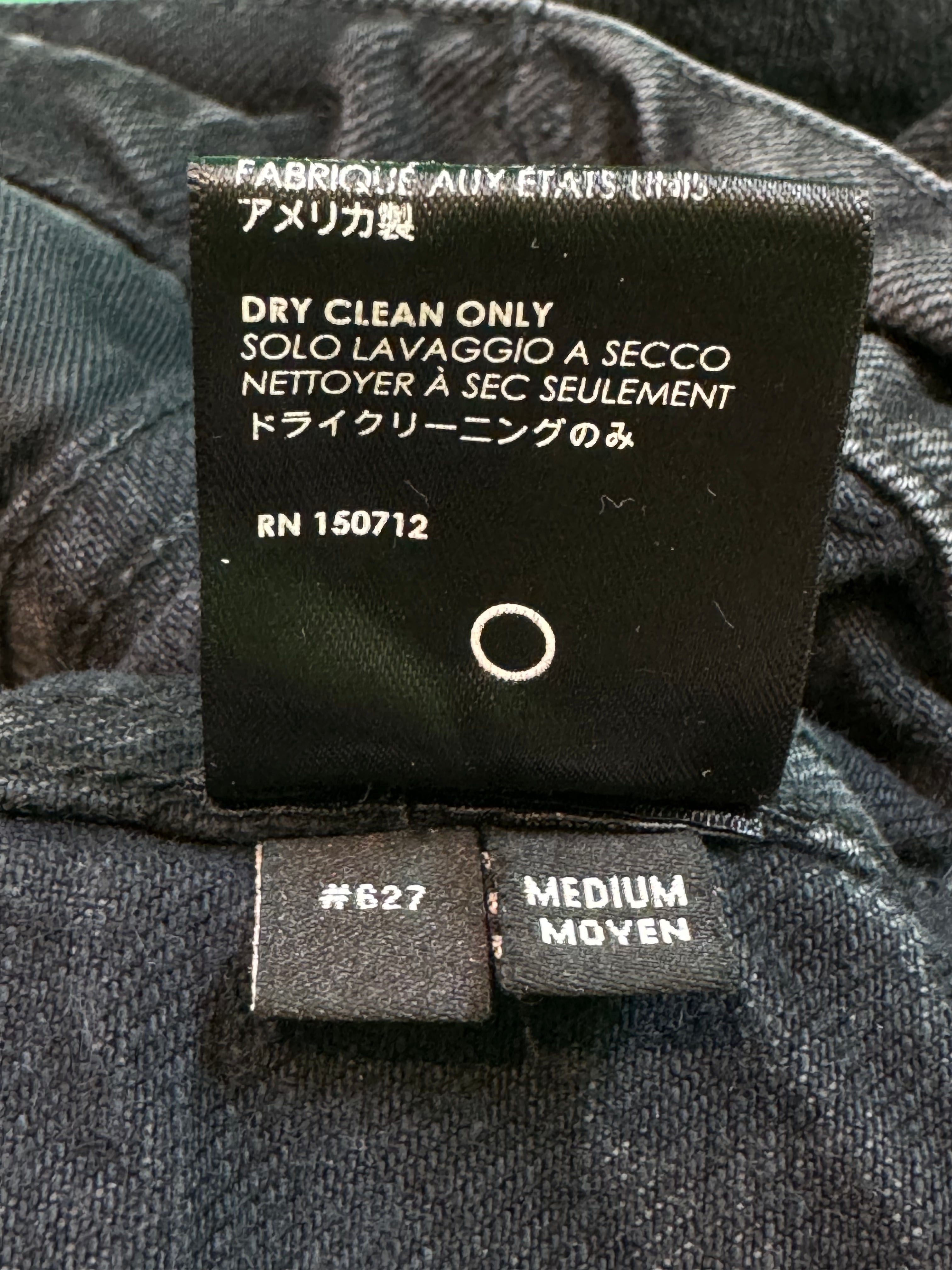 Amiri MX2 Black Paisley Denim Jacket