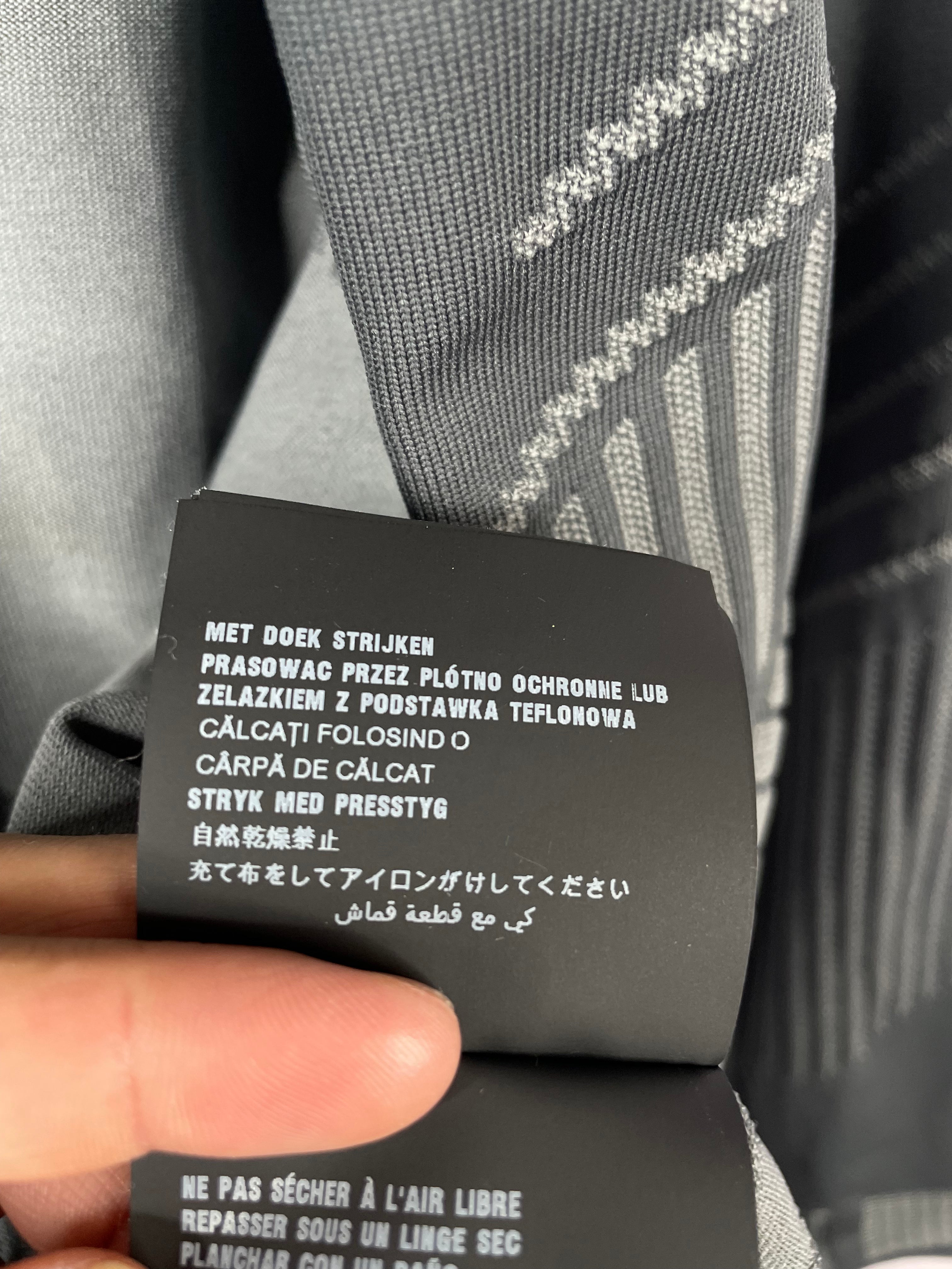 Prada Tech Knit Grey & Green Cardigan