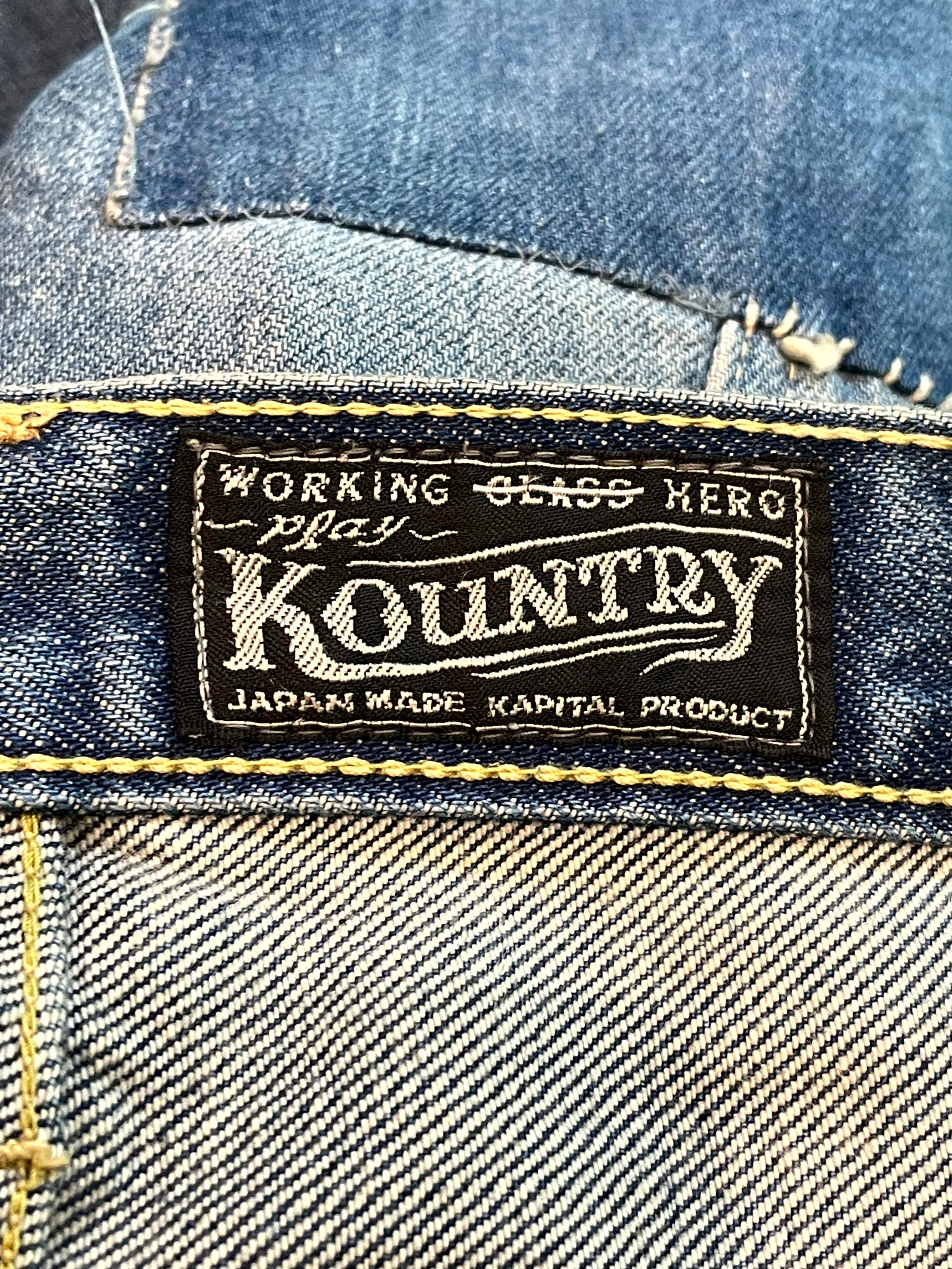 Kapital Patch Work Light Wash Jeans