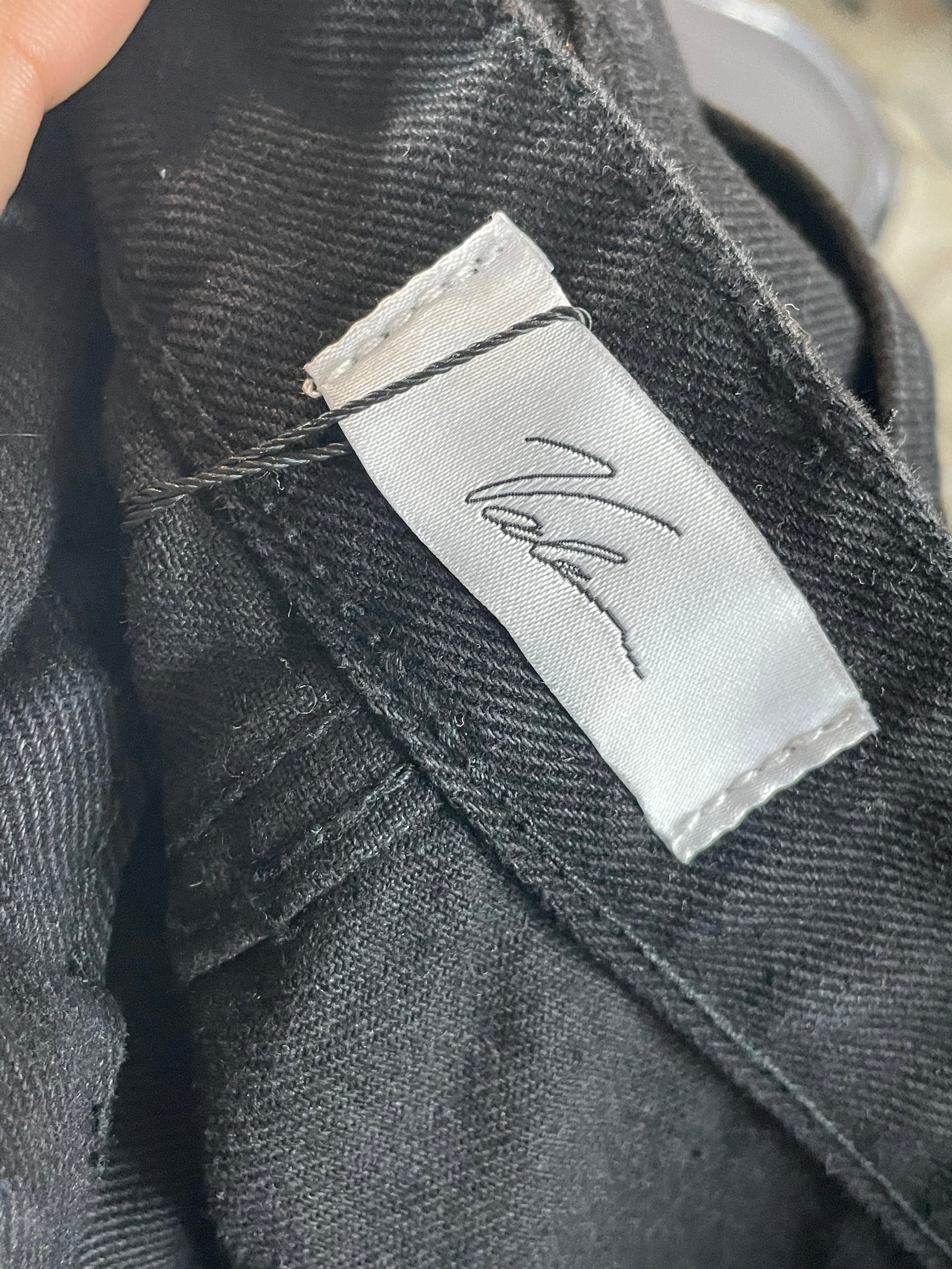 Vale Stacked Black Jeans Used 32