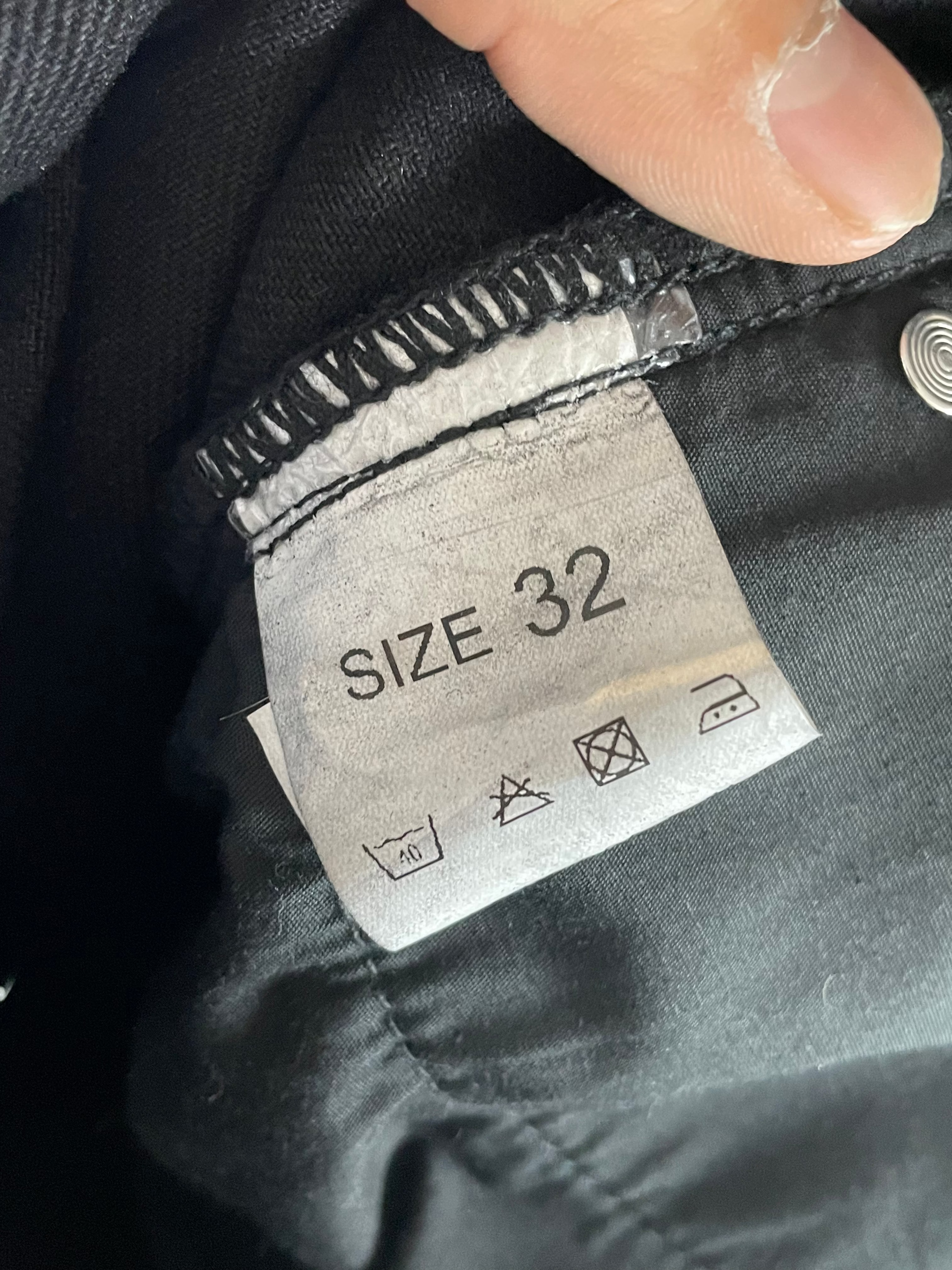 Vale Stacked Black Jeans