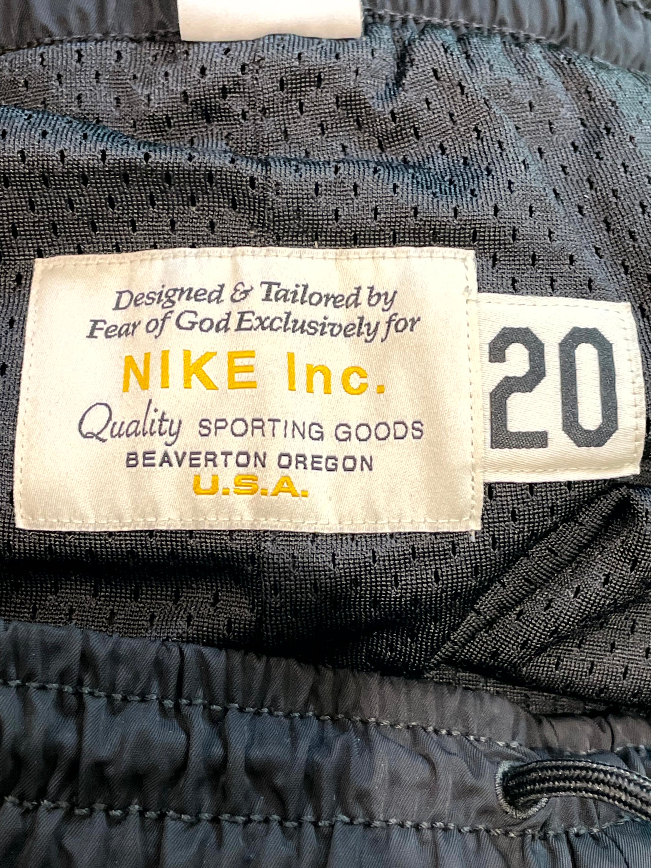 FOG NBA Warm Up Black Pants