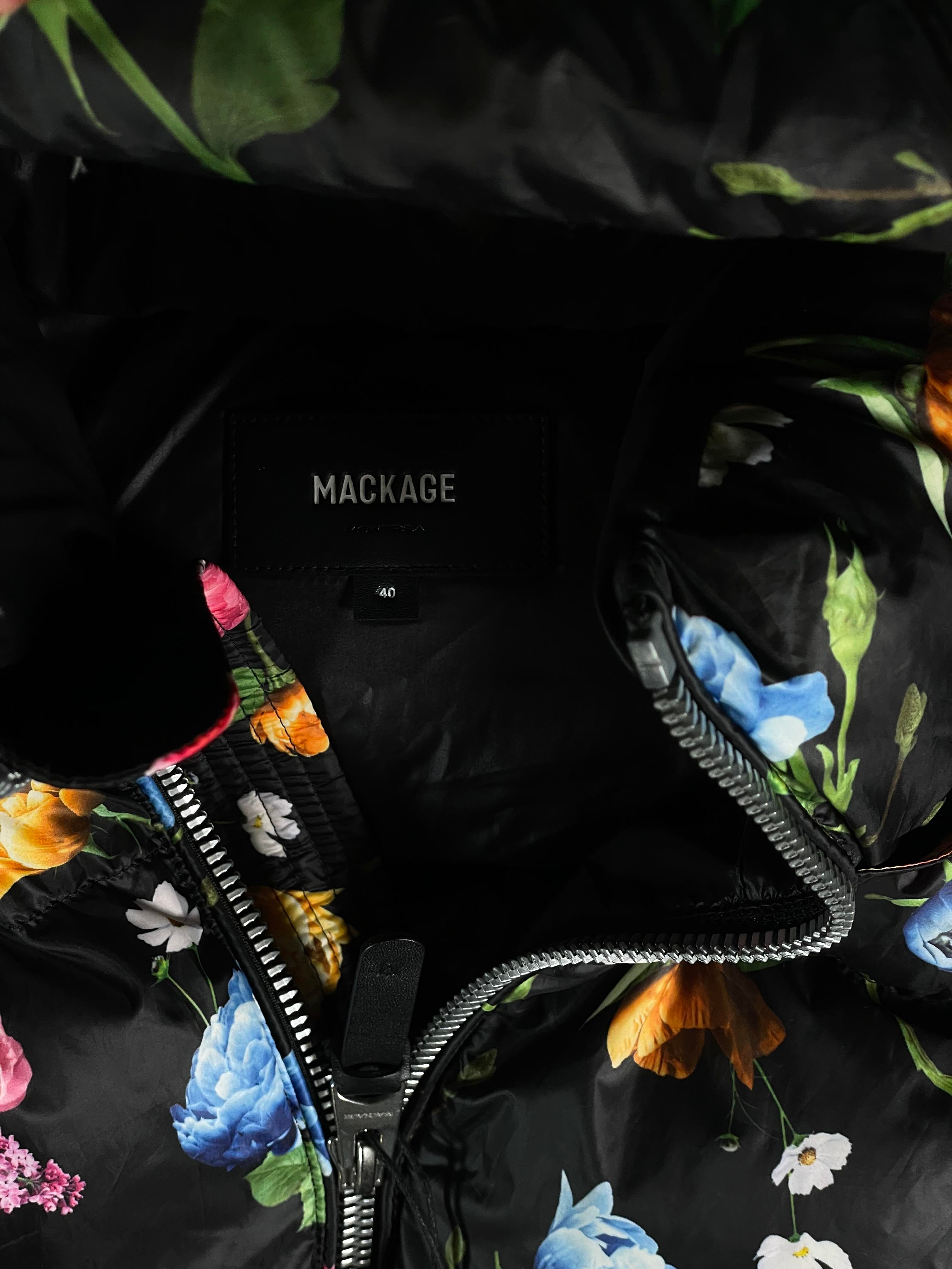 Mackage Floral Black Jacket