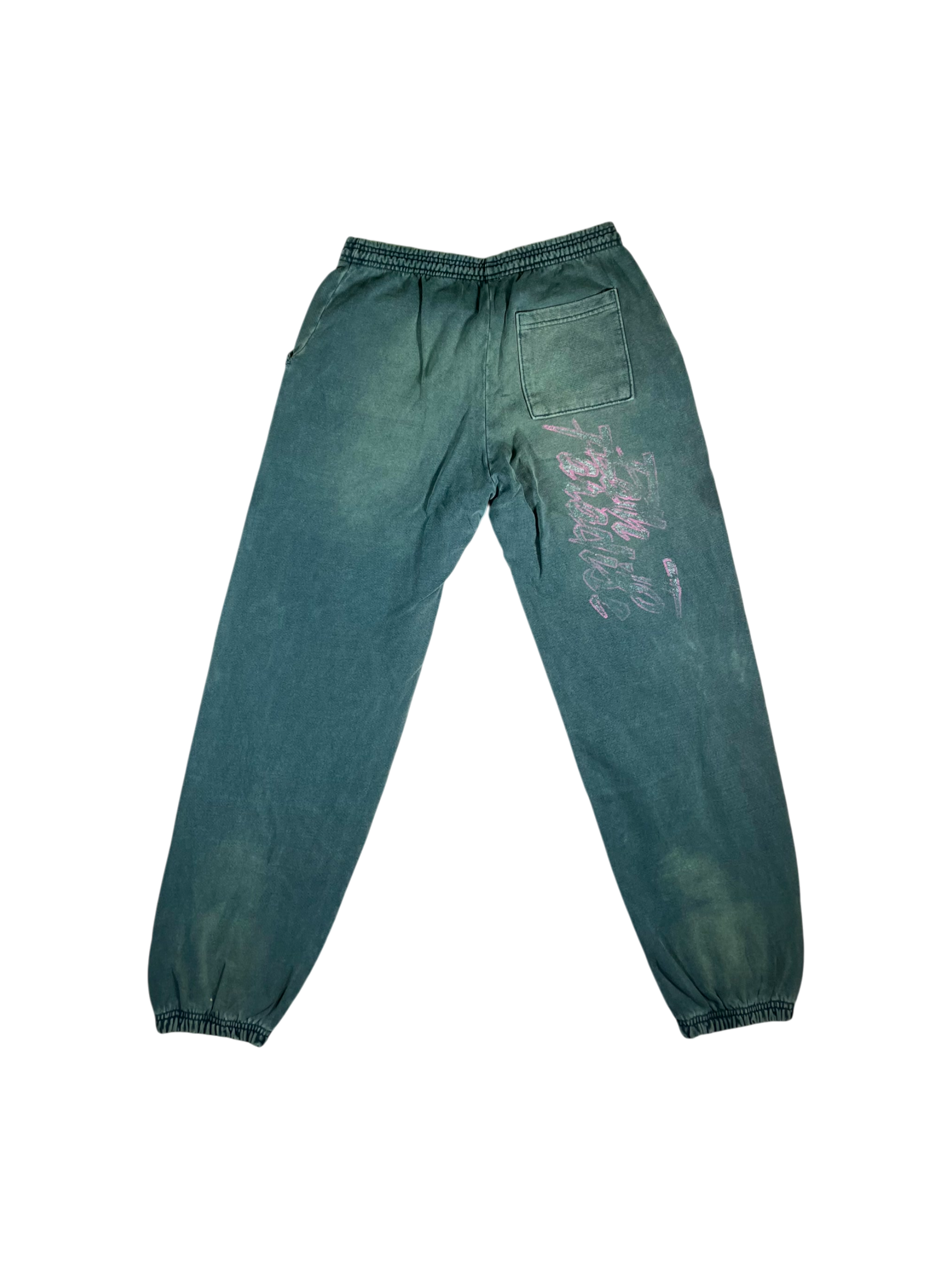Hellstar Green & Pink Sweatpants