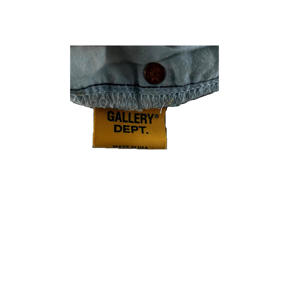 Gallery Dept Distressed Splatter Light Wash Jeans
