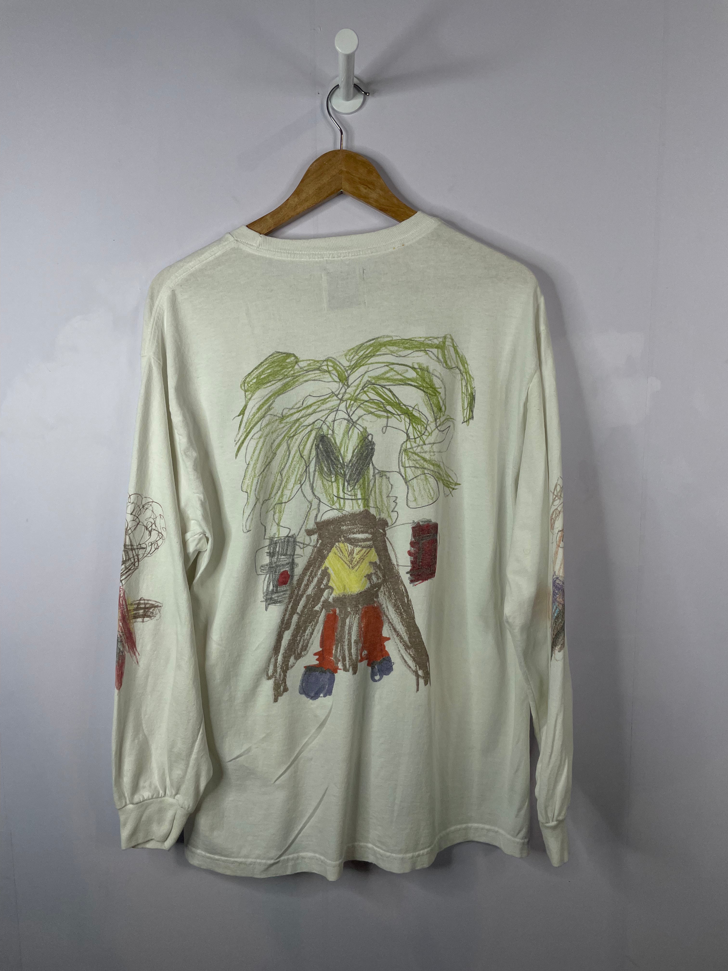 Gallery Dept I Am Sad Long Sleeve White Tee