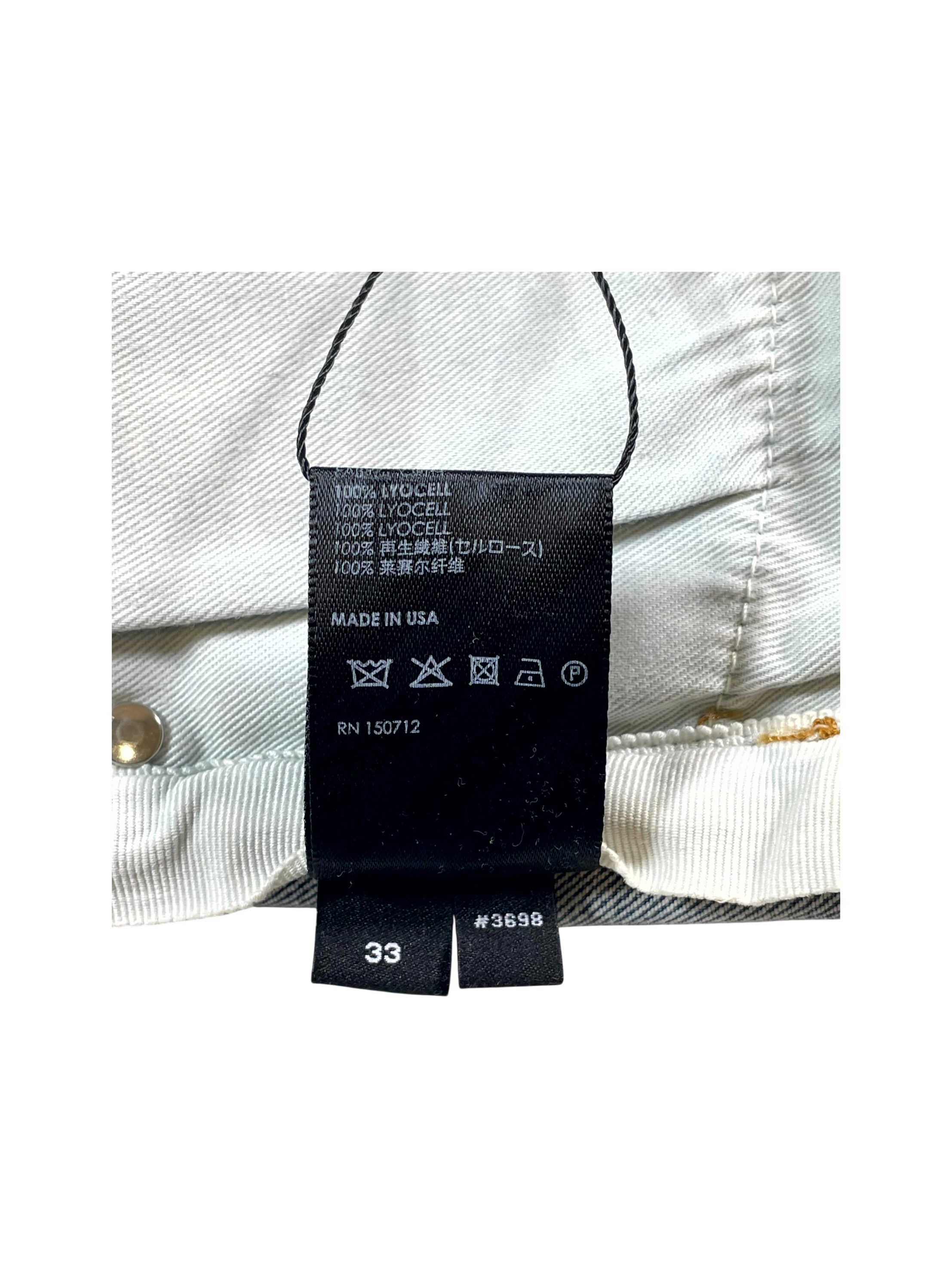 Amiri MX1 Aqua Patch Bleach Wash Jeans