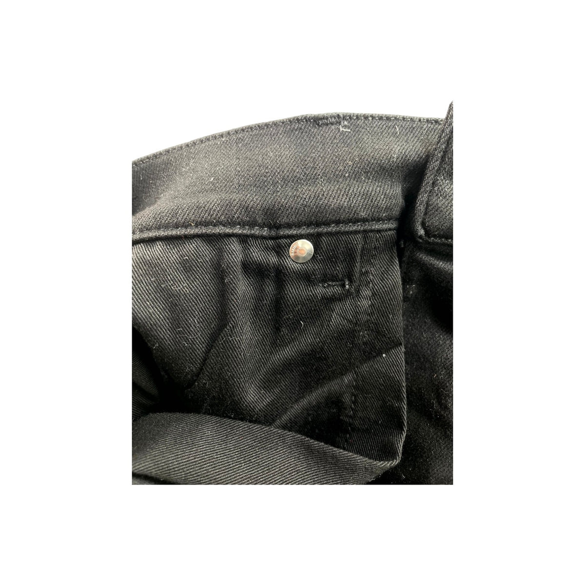 Amiri Staggered Side Logo Black Wax Jeans