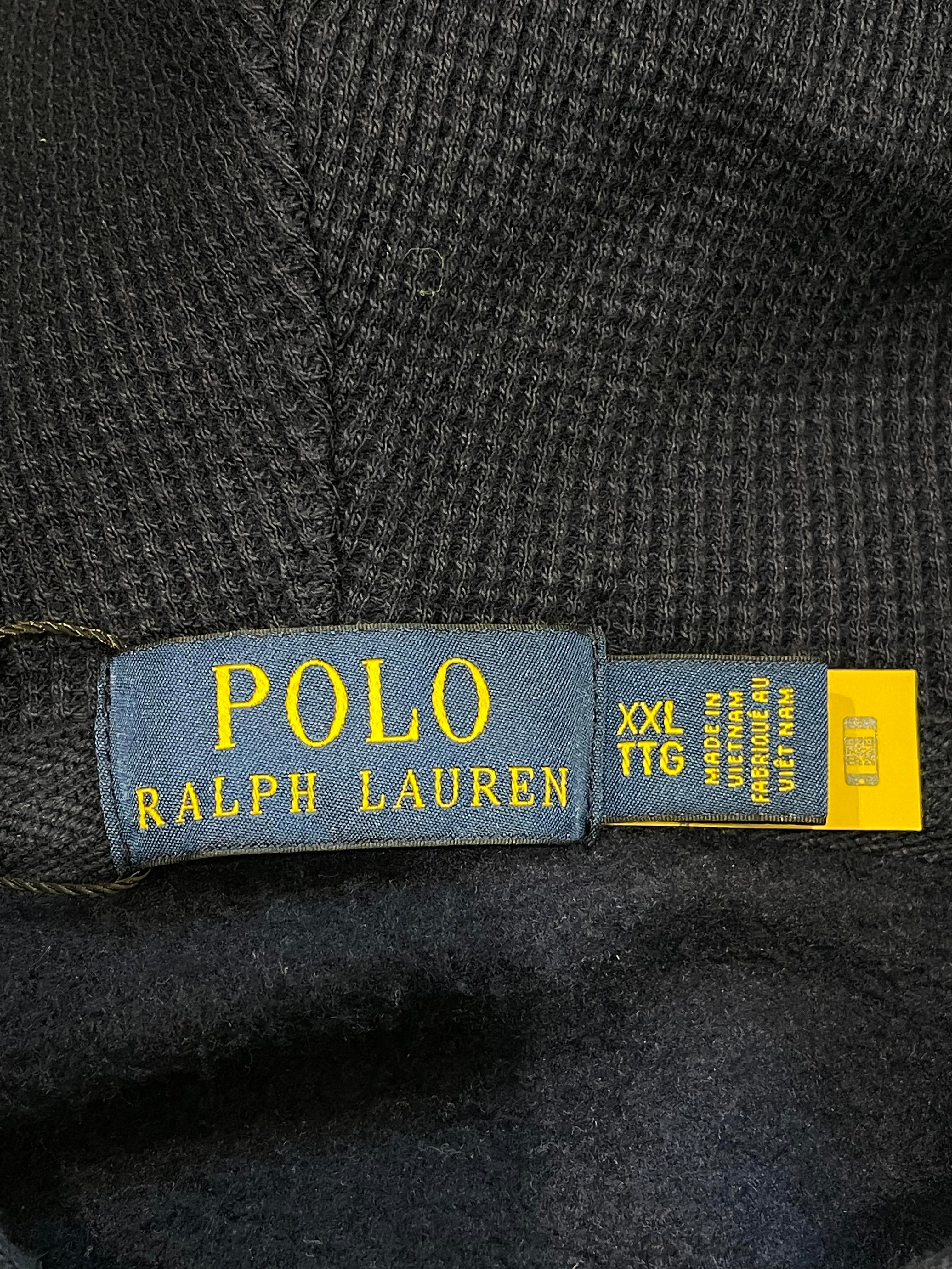 Polo Zip Up Navy & Yellow Jacket