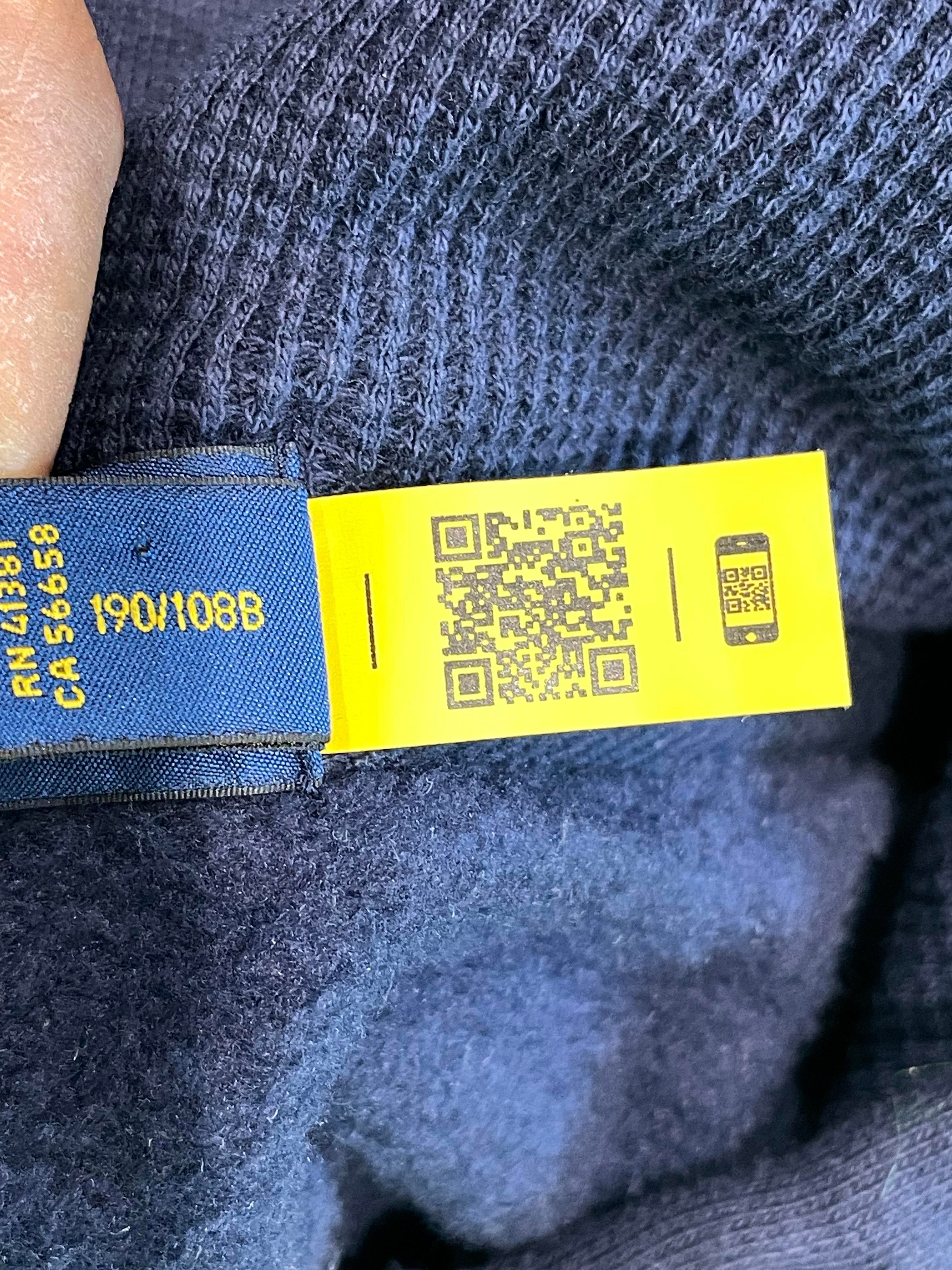 Polo Zip Up Navy & Yellow Jacket