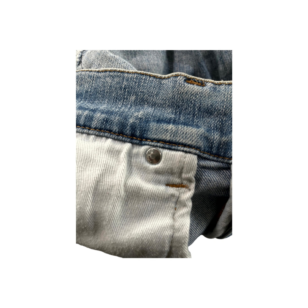 Amiri "MX1" Denim Splatter Patch Light Wash Jeans