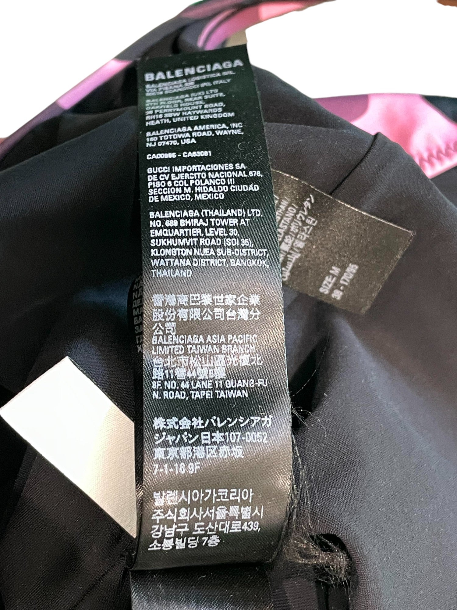 Balenciaga pink camo bikini