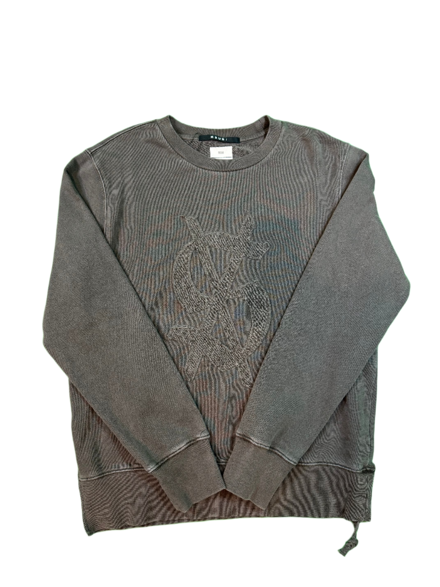 Ksubi XS Logo Crewneck Grey Used Medium