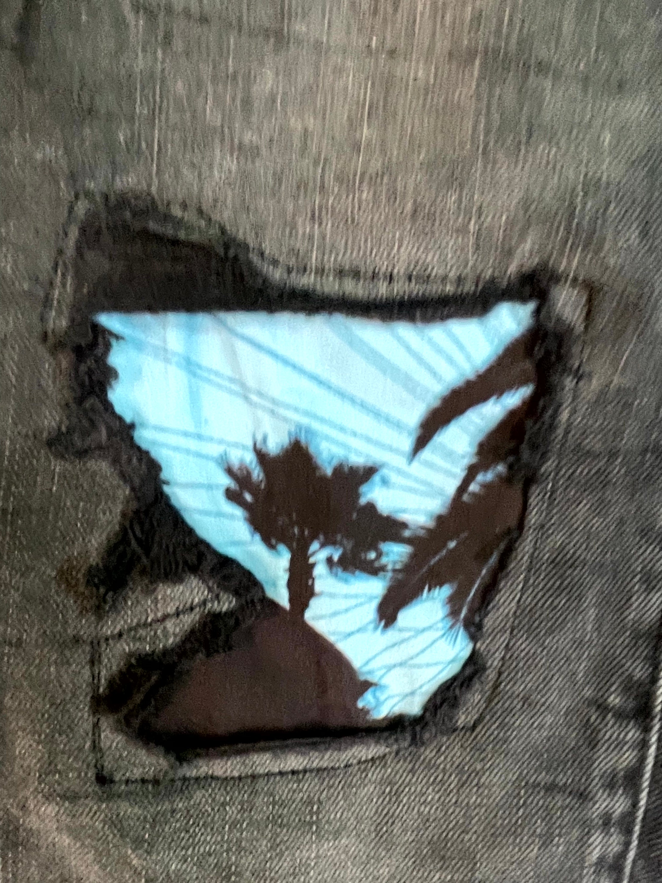 Purple Brand Patchwork Black Wash & Blue Jeans