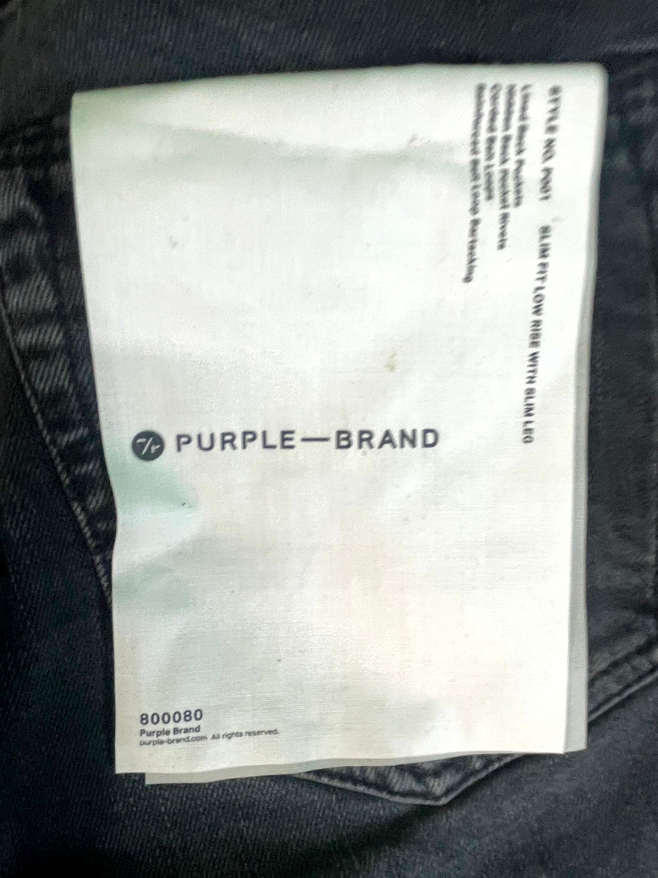 Purple Brand Patchwork Black Wash & Blue Jeans