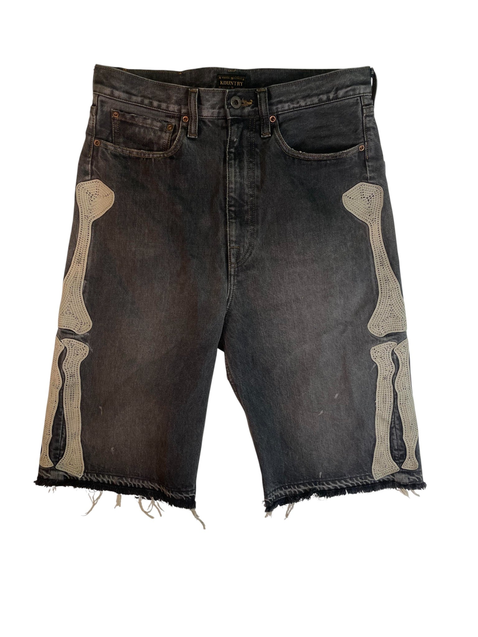 Kapital 'Bone' Grey Shorts