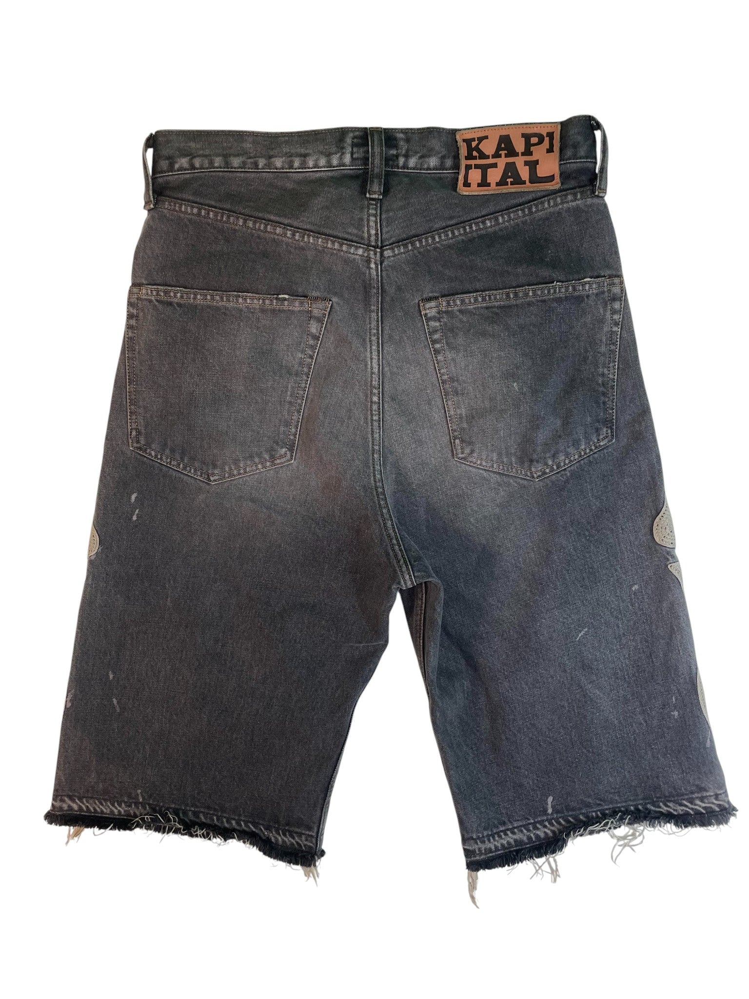 Kapital 'Bone' Grey Shorts