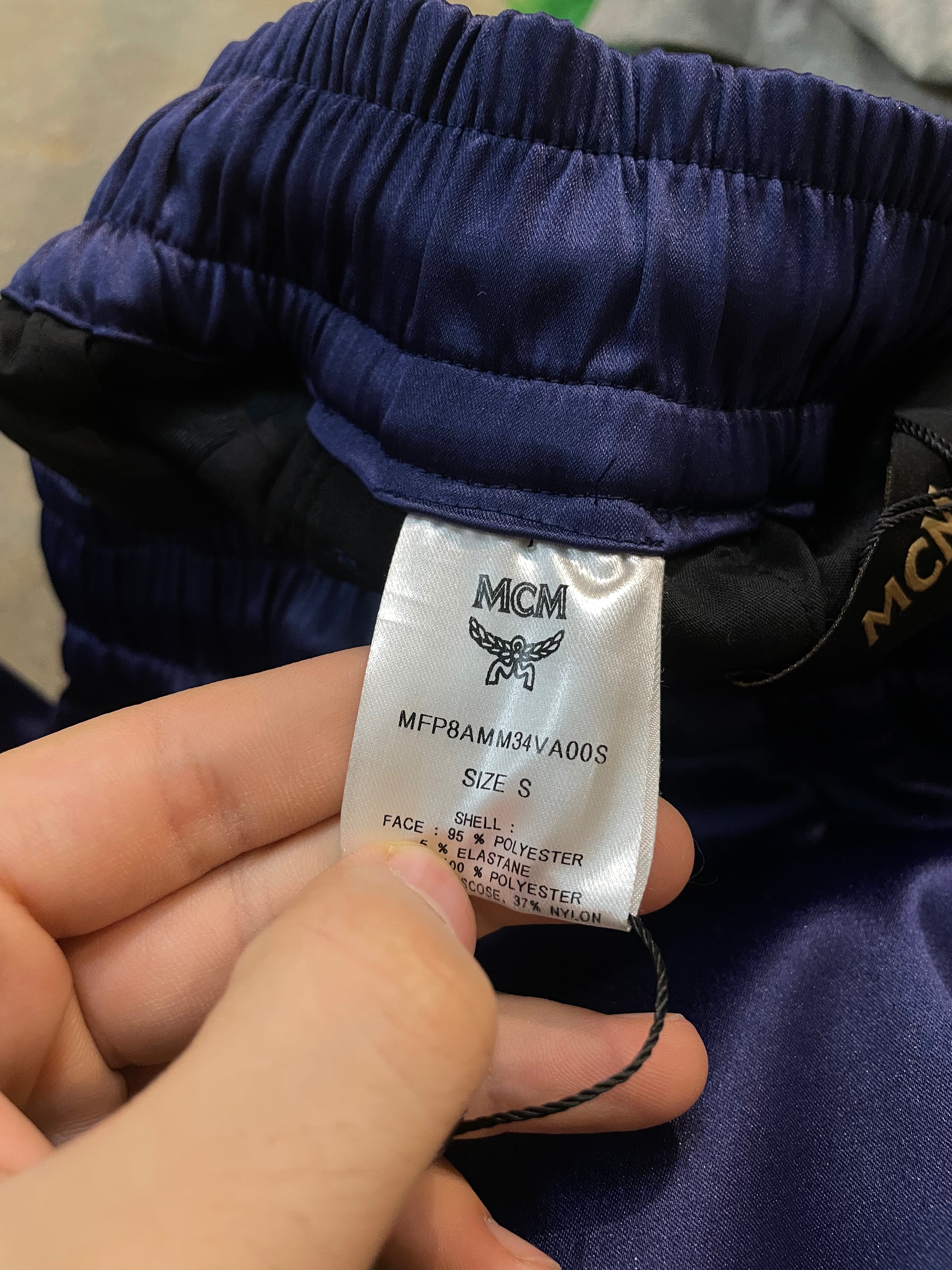 MCM Navy Track Pants