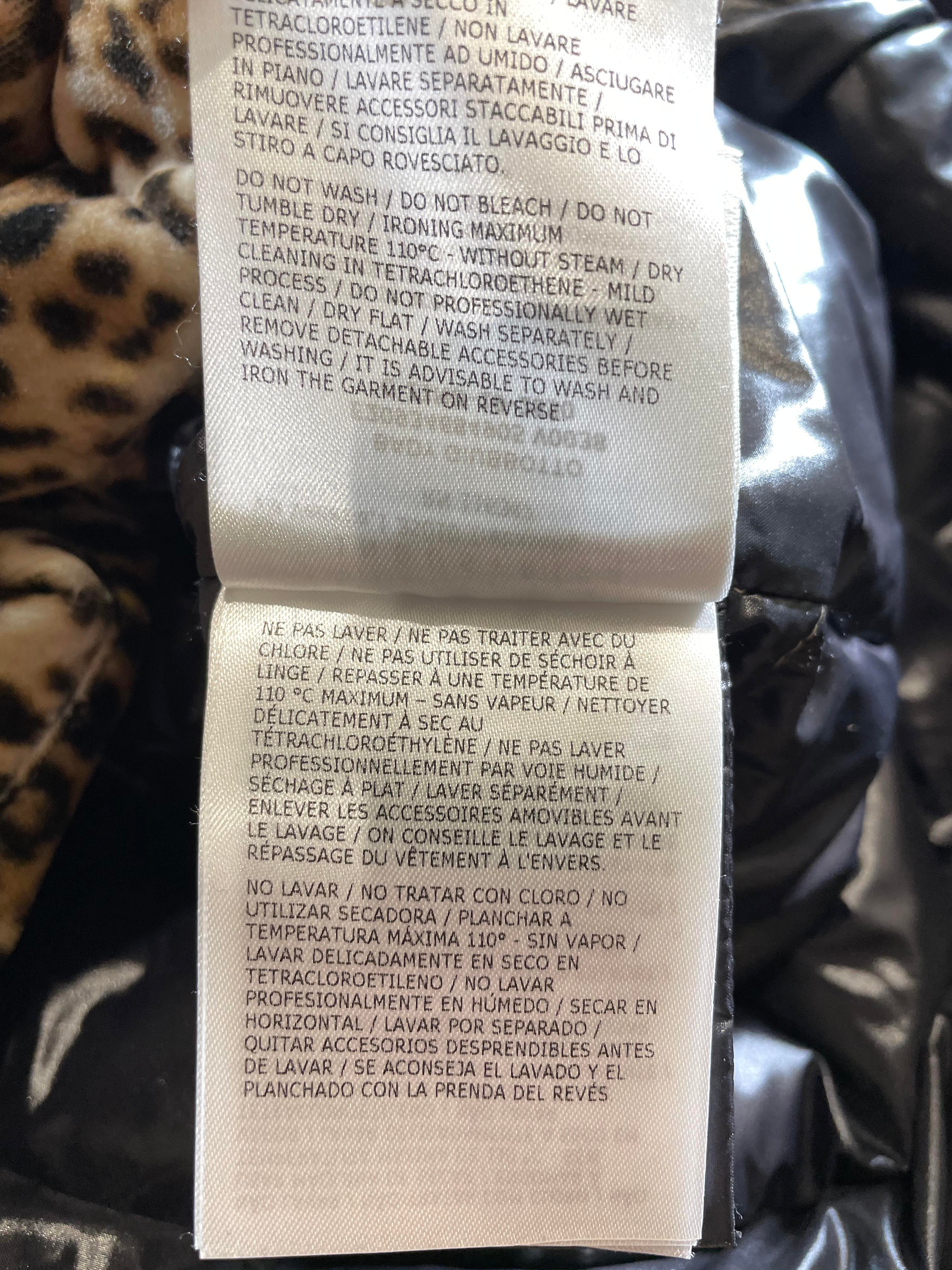 Moncler Cheetah Print Puffer Jacket
