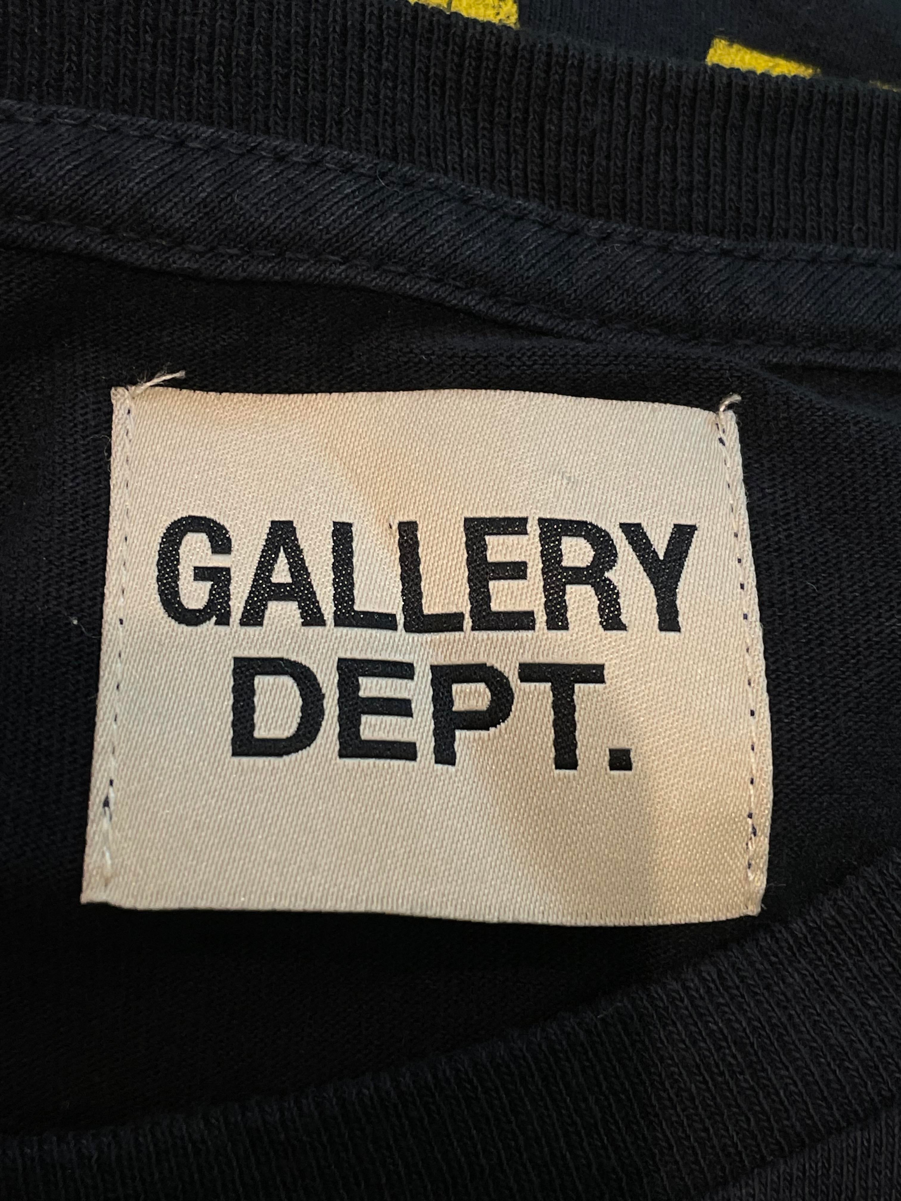 Gallery Dept Black & Yellow T-shirt