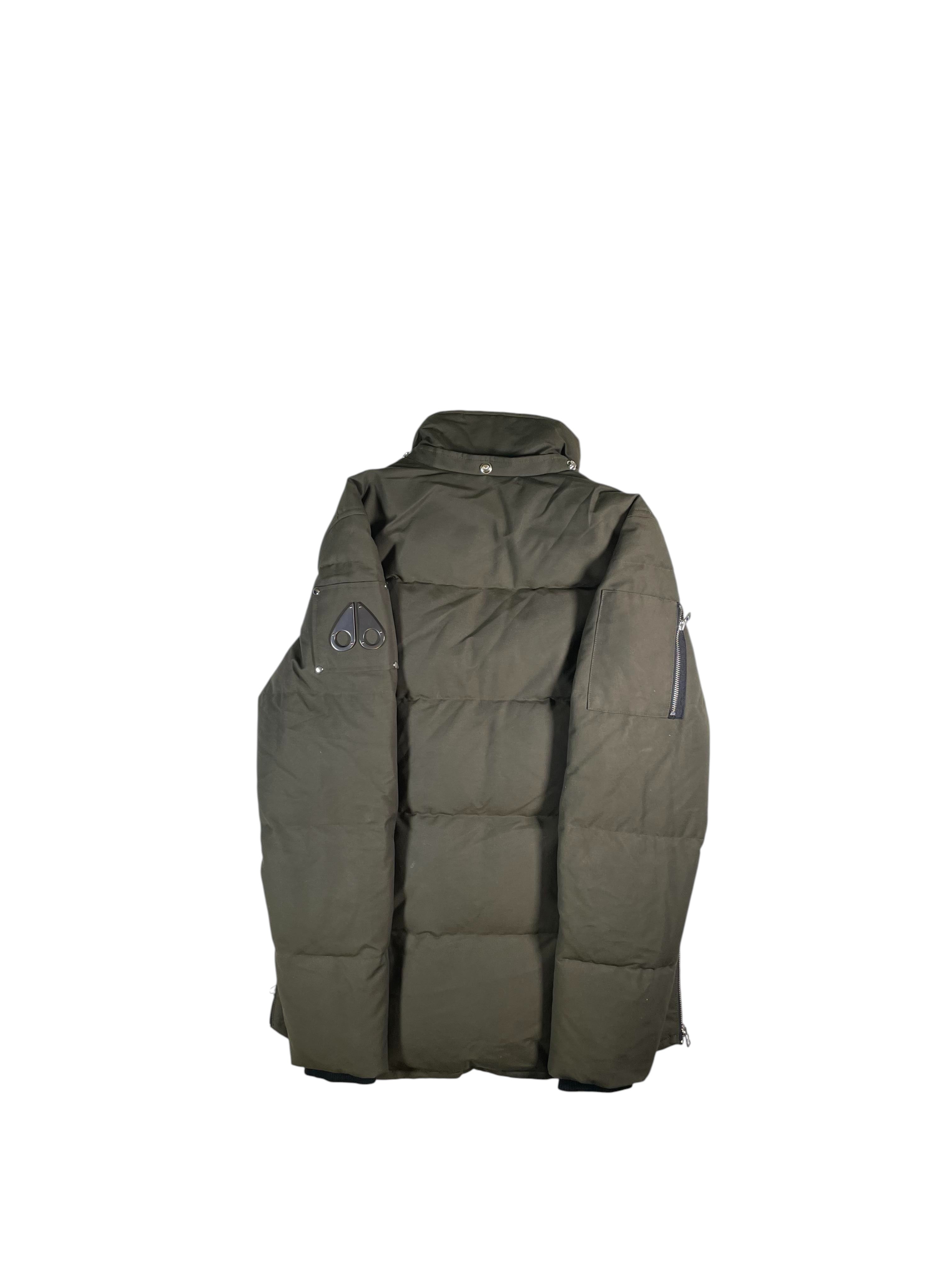 Moose Knuckles 3Q Olive & Black Fur Jacket