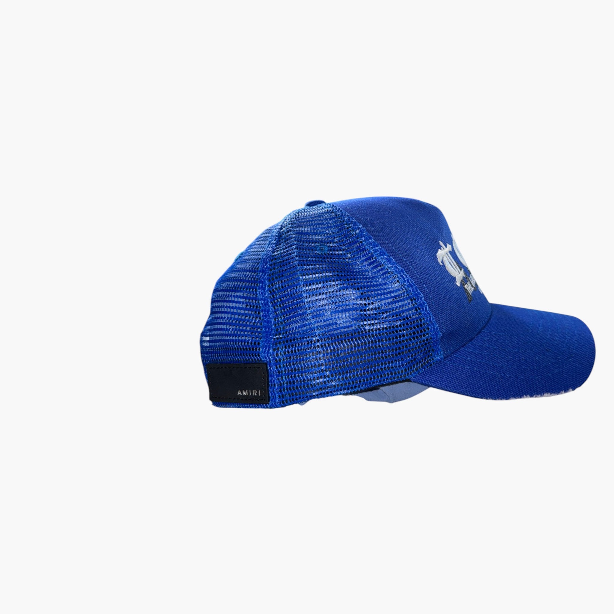 Amiri White & Black TGCW Blue Cap