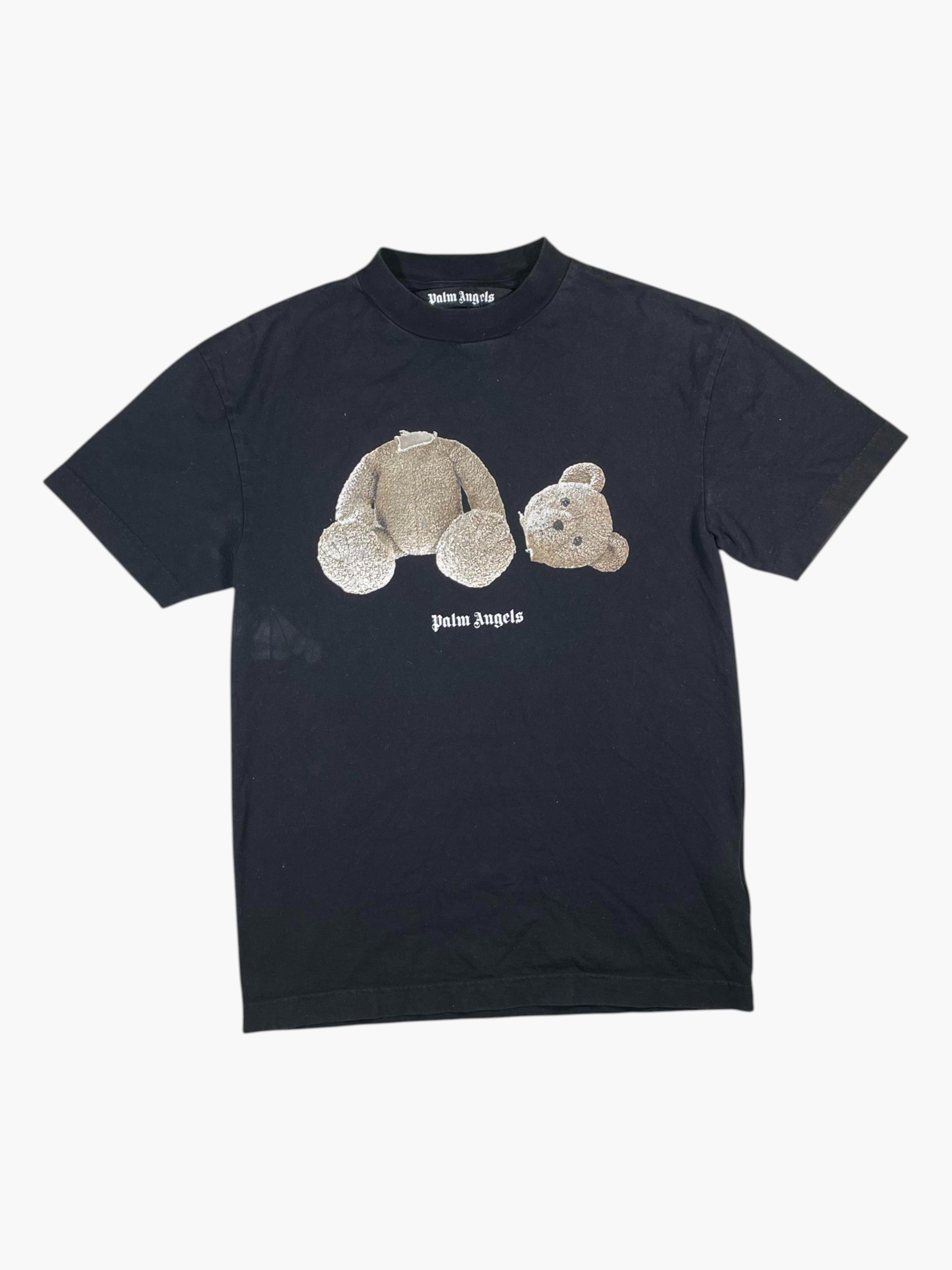 Palm Angels Teddy Black & White Tee
