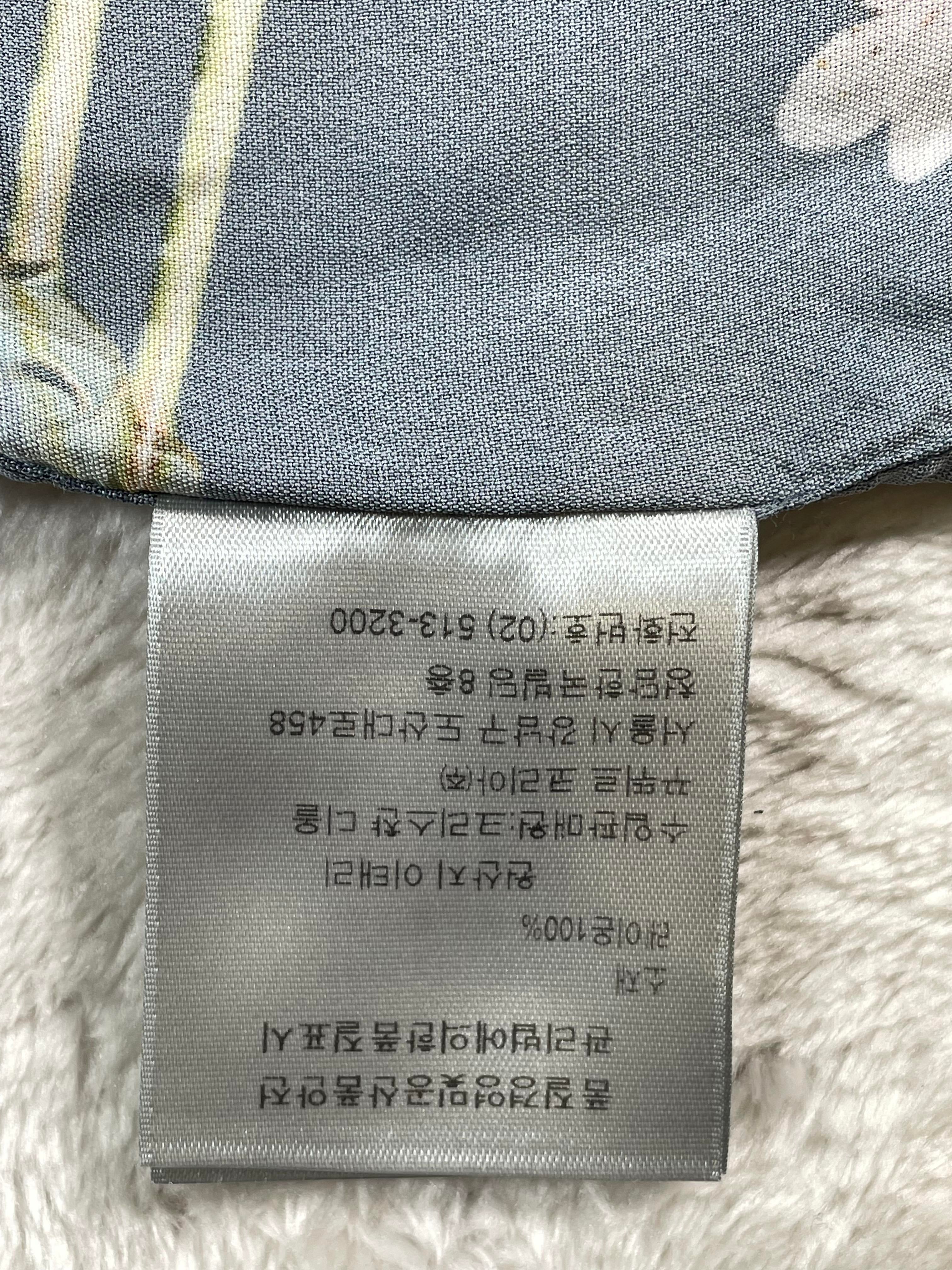 Dior Soroyama Oblique Blue Button Up