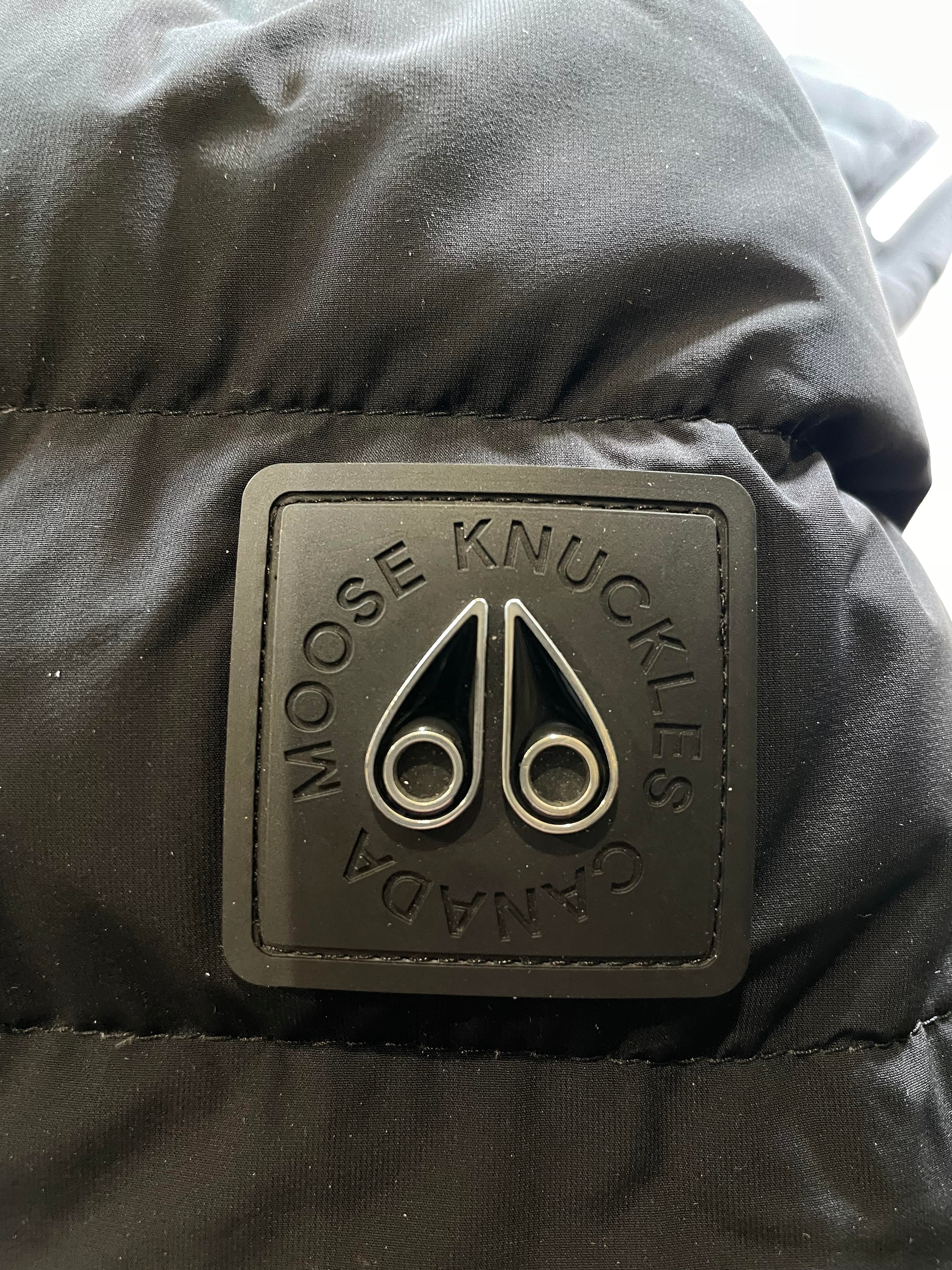 Moose Knuckles Black Fur Parka Jacket