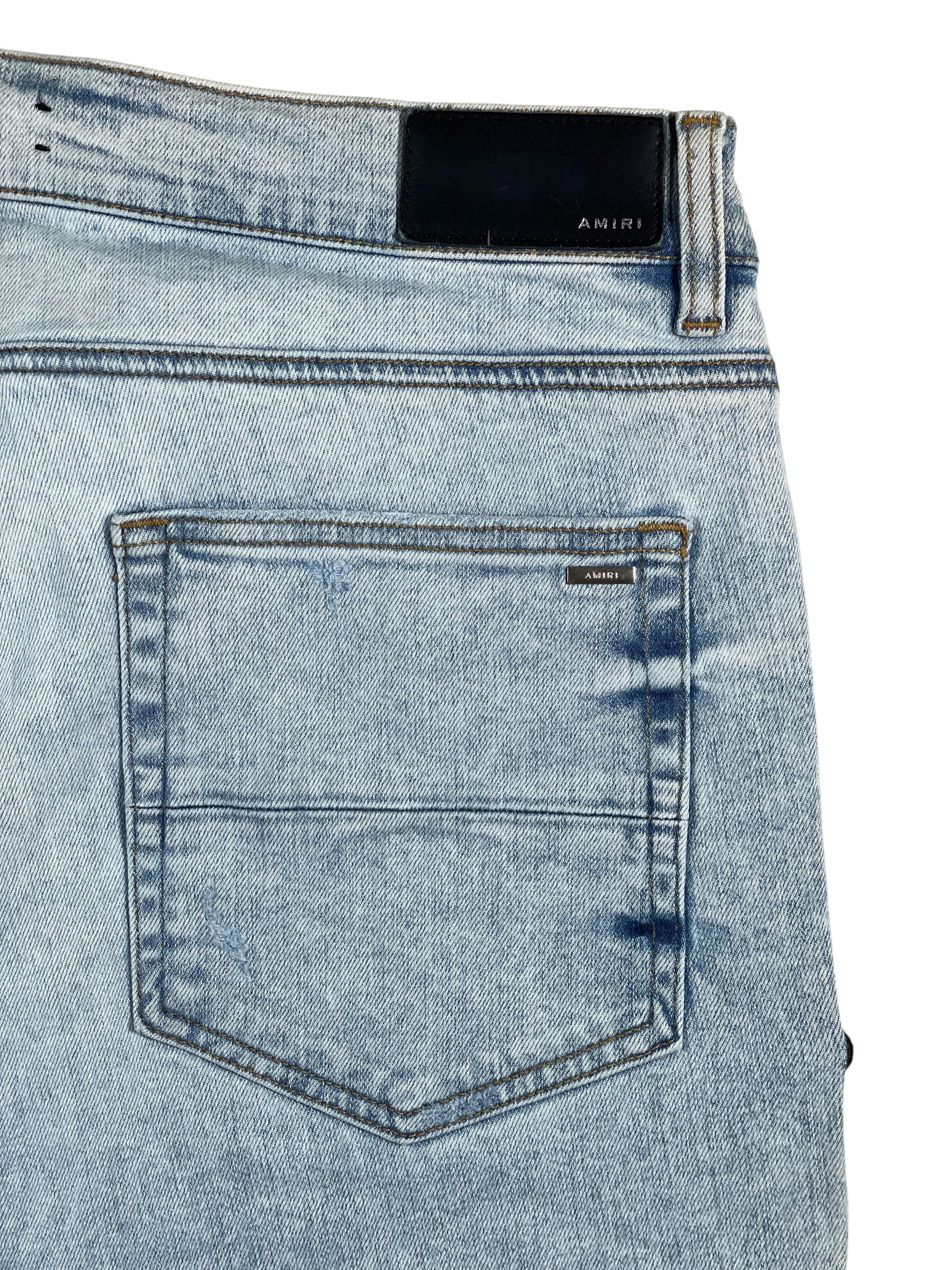 Amiri Grateful Dead Light Wash Jeans